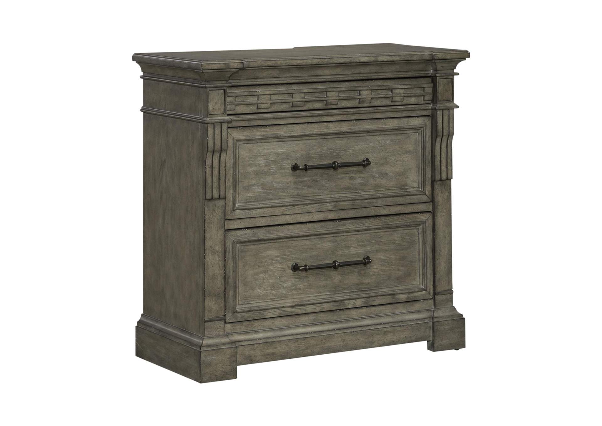Town & Country Bedside Chest with Charging Station,Liberty