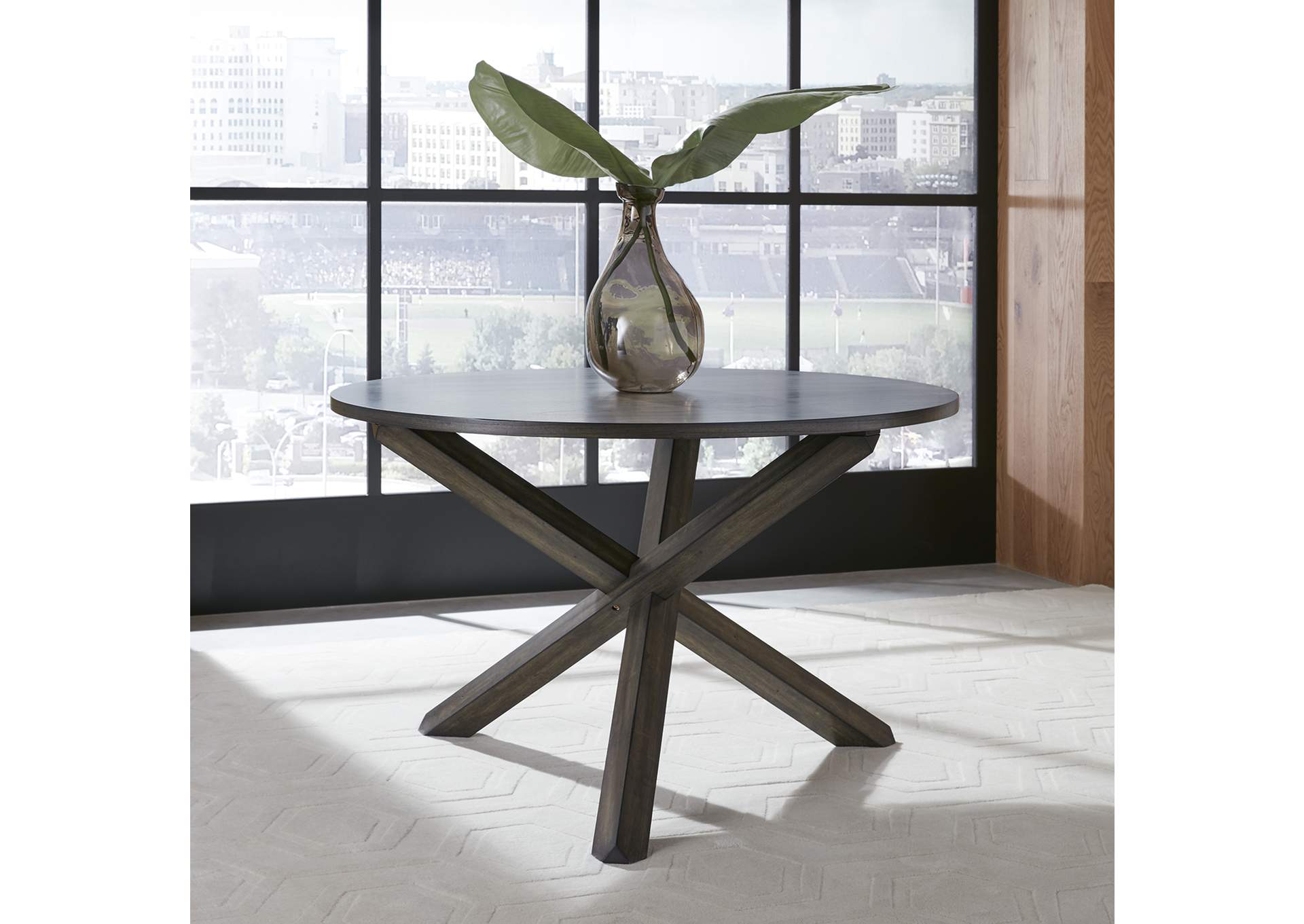 Anglewood Pedestal Table Set,Liberty