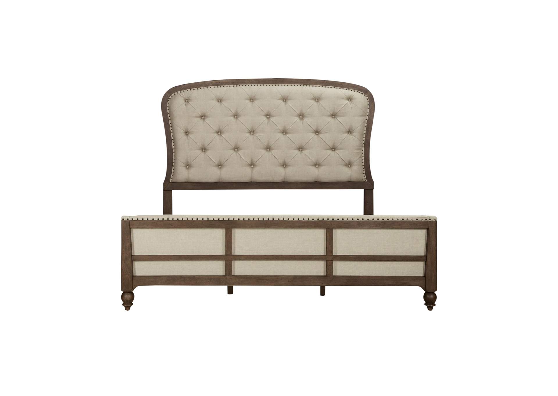 Americana Farmhouse King Shelter Bed,Liberty