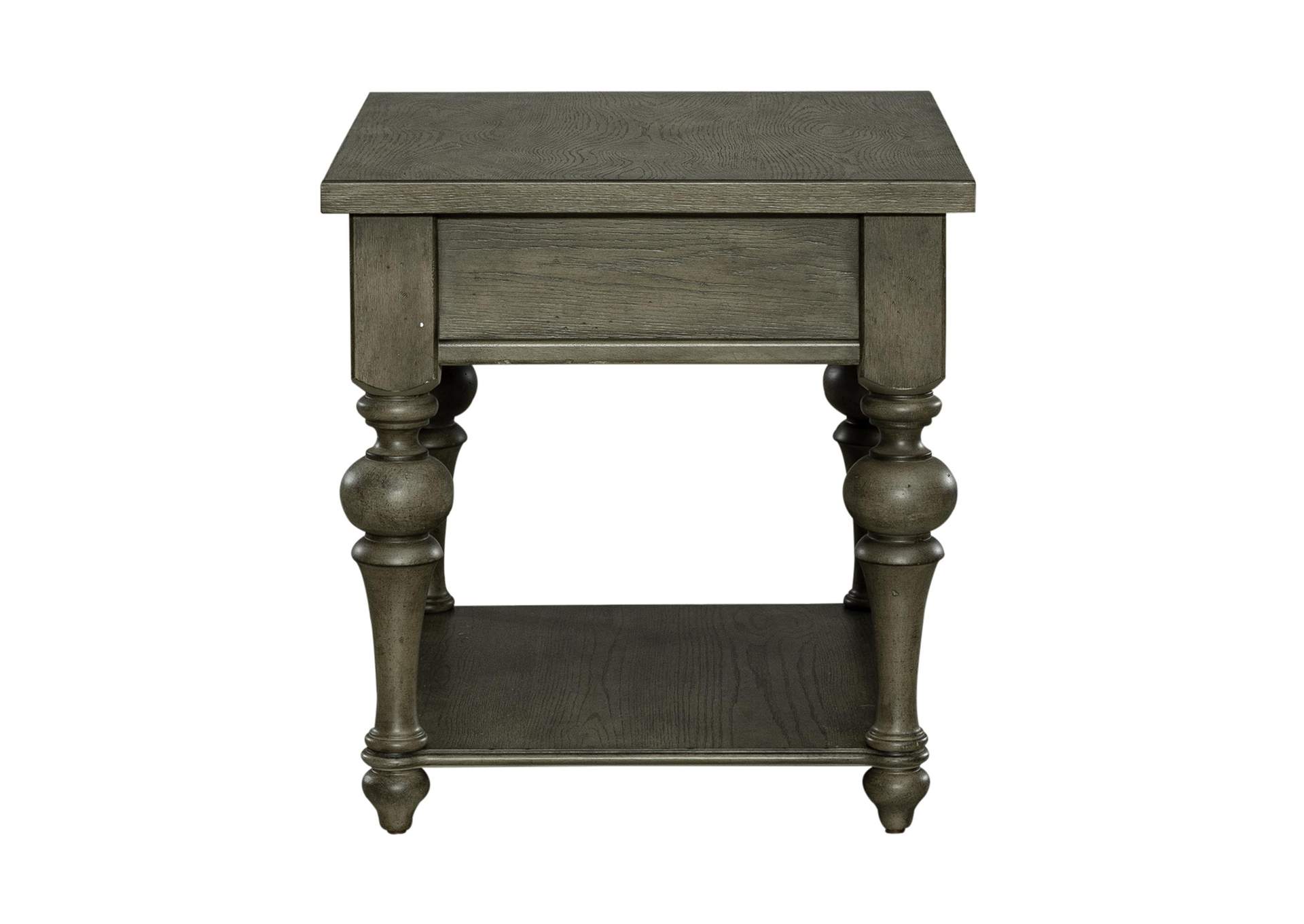 Americana Farmhouse Drawer End Table,Liberty