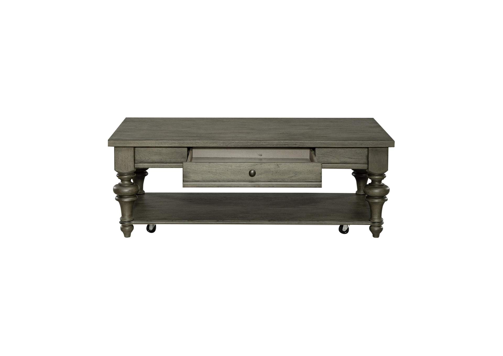 Americana Farmhouse Rectangular Cocktail Table,Liberty