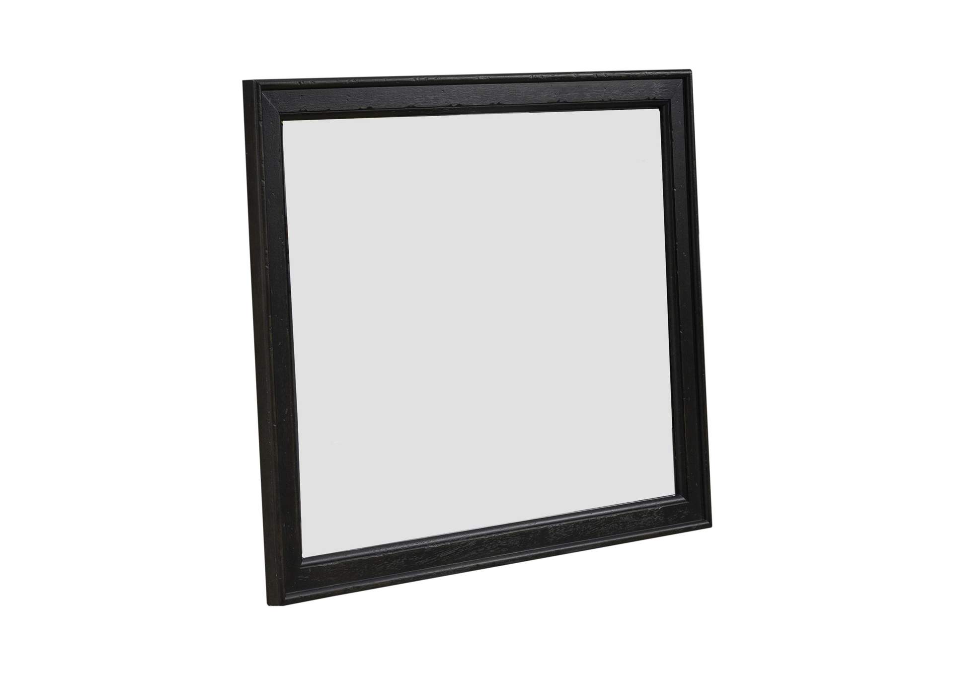 Americana Farmhouse Landscape Mirror - Black,Liberty