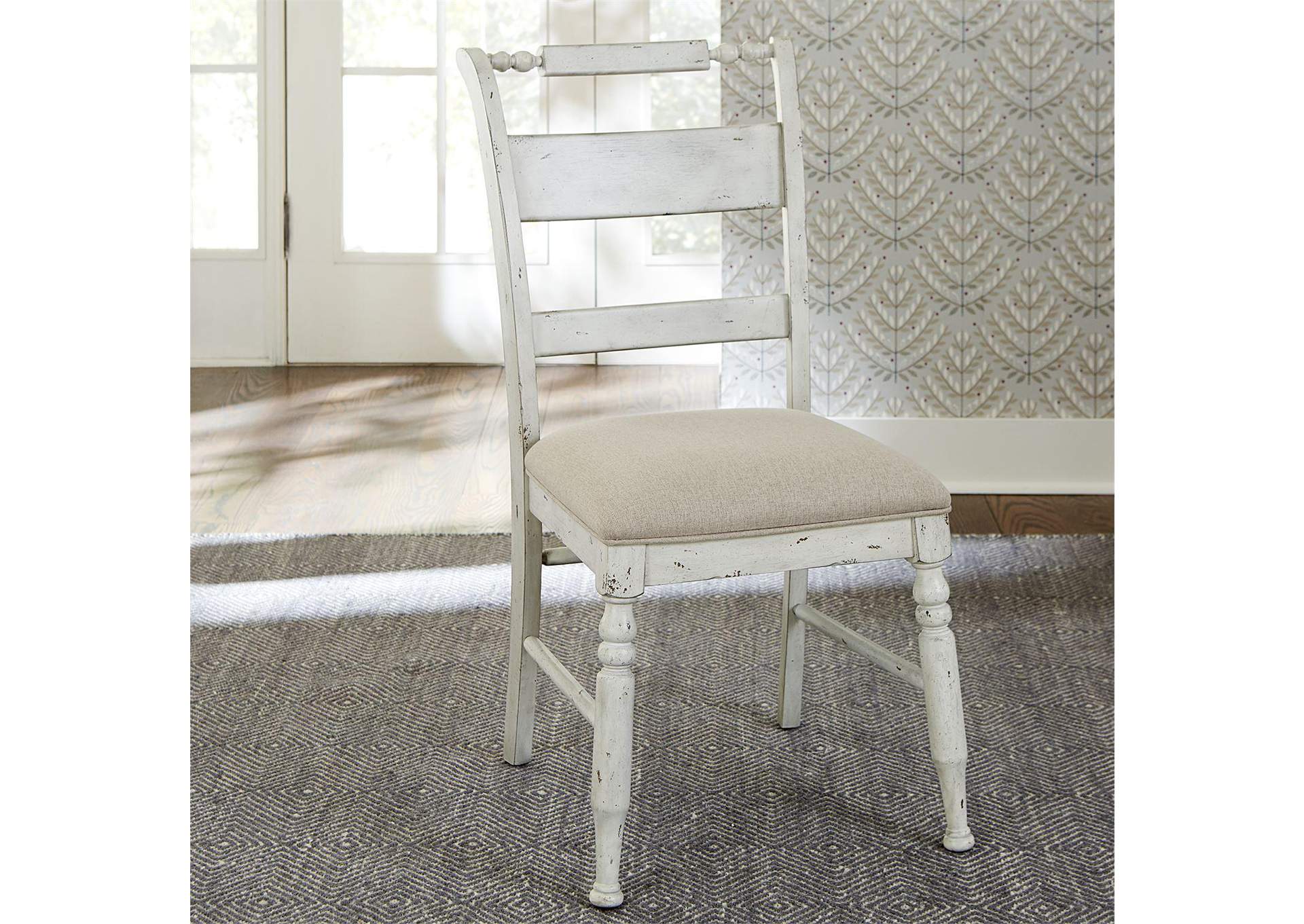 Whitney Slat Back Side Chair (RTA),Liberty