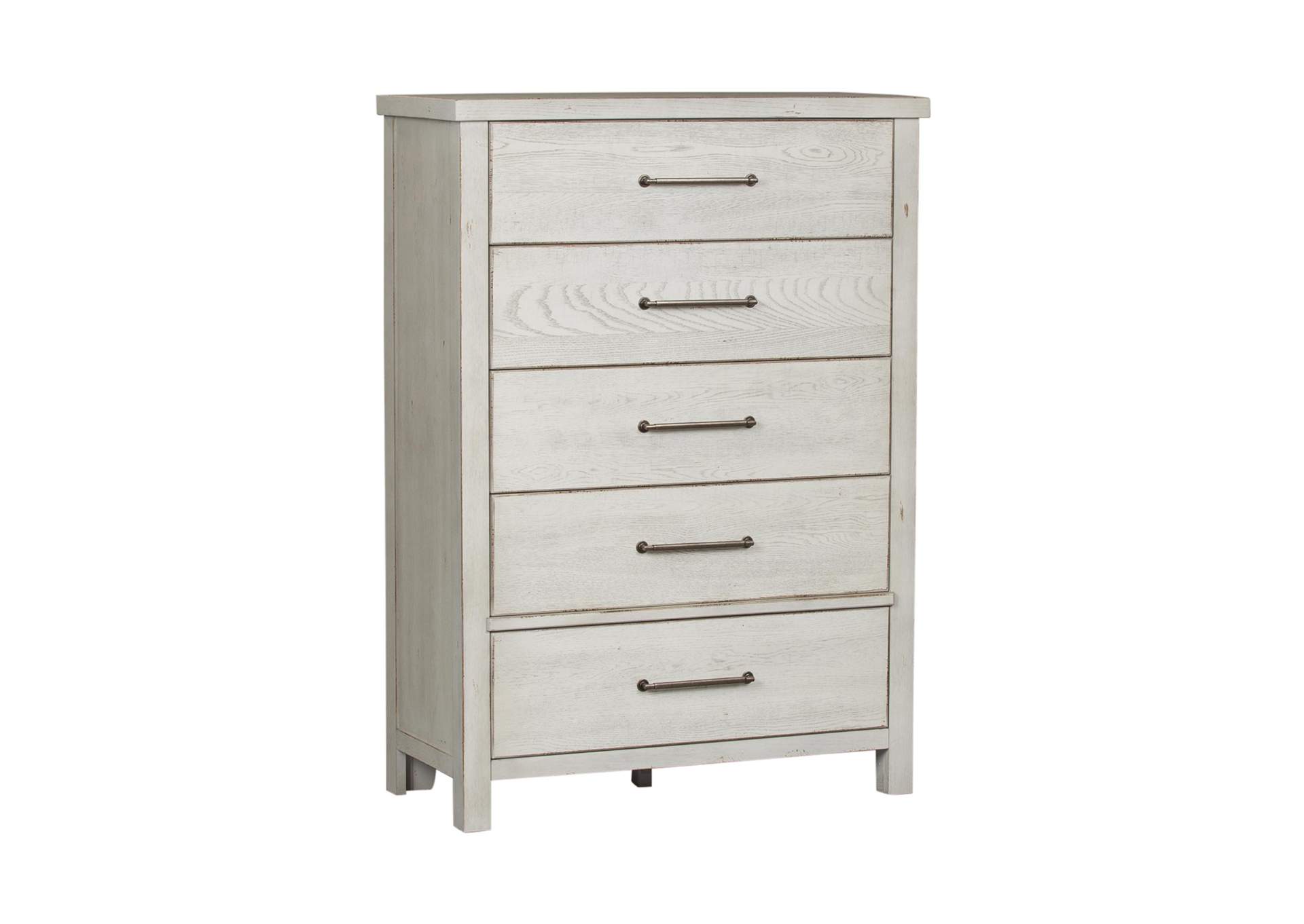 Modern Farmhouse 5 Drawer Chest,Liberty