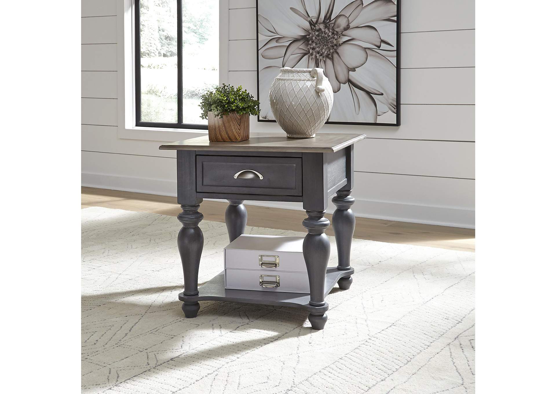 Ocean Isle Drawer End Table,Liberty