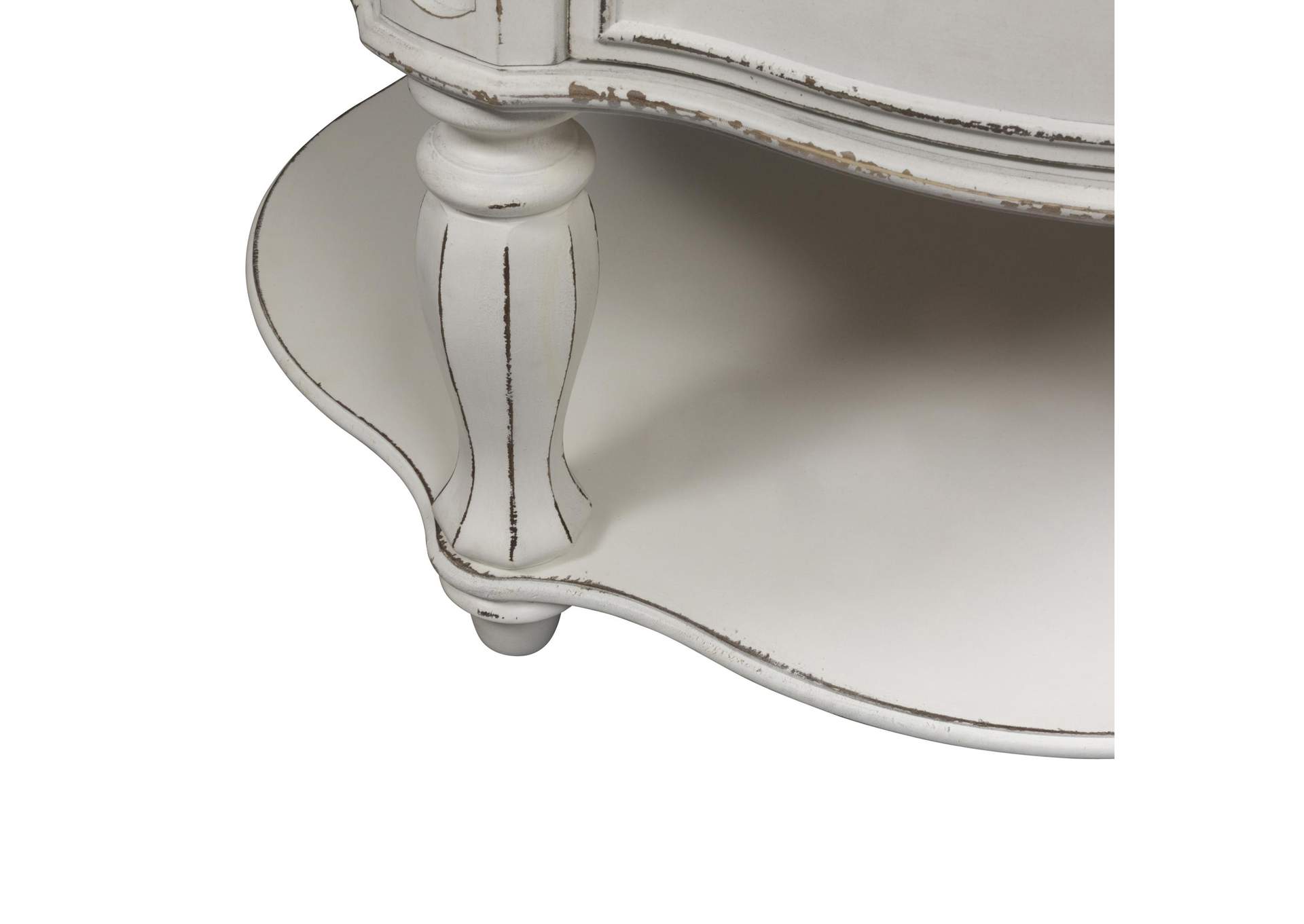 Magnolia Manor Round Cocktail Table,Liberty