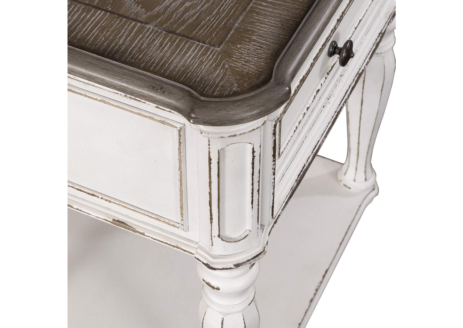 Magnolia Manor Leg Nightstand,Liberty