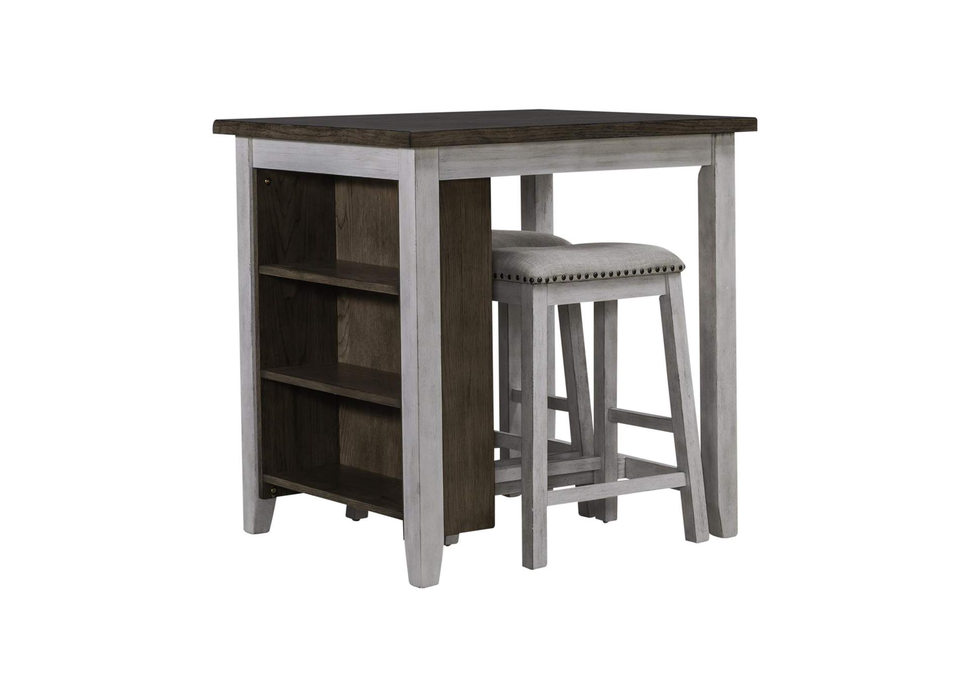 Brook Creek 3 Piece Counter Set - Two Tone,Liberty