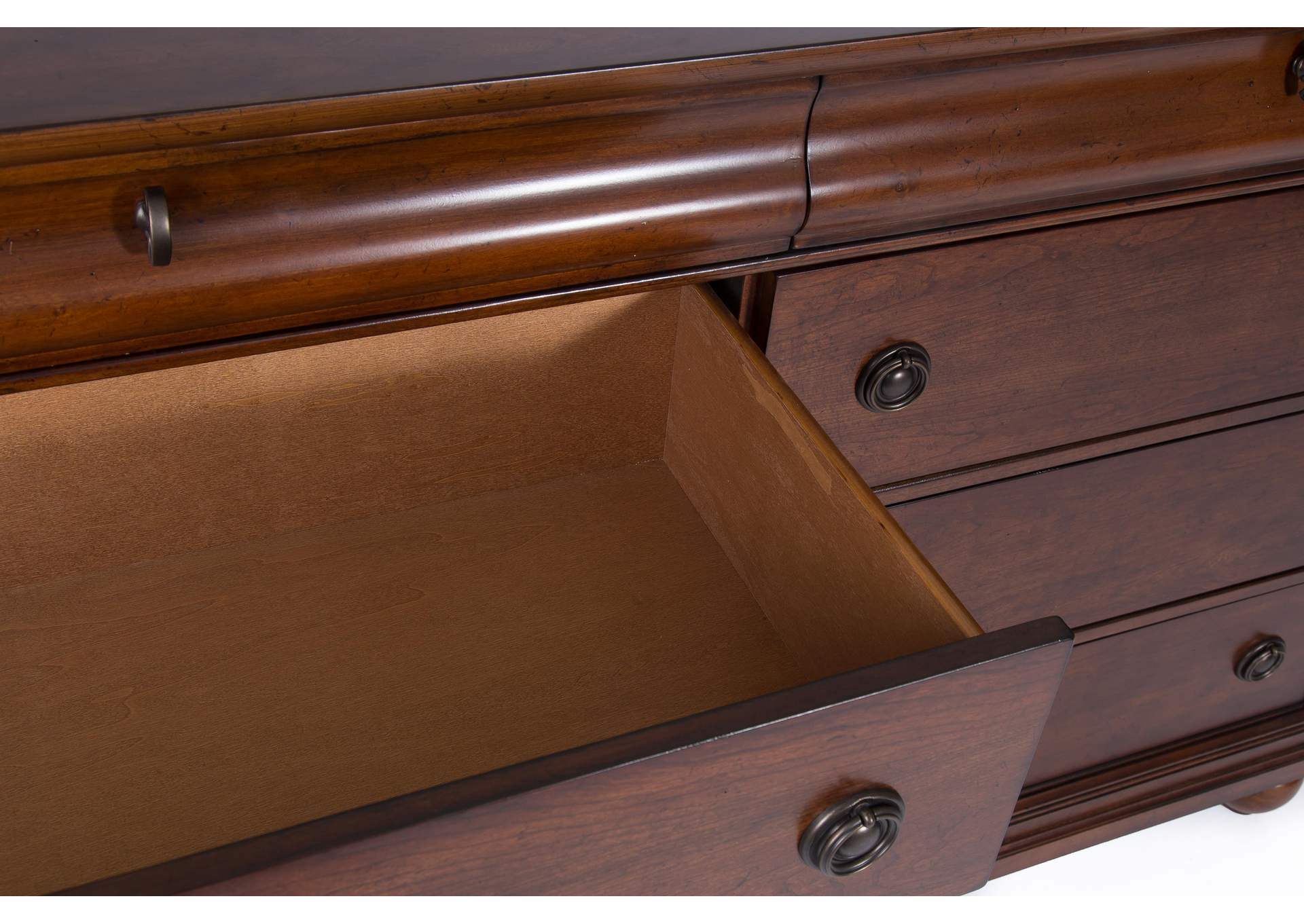 Rustic Traditions 8 Drawer Dresser,Liberty