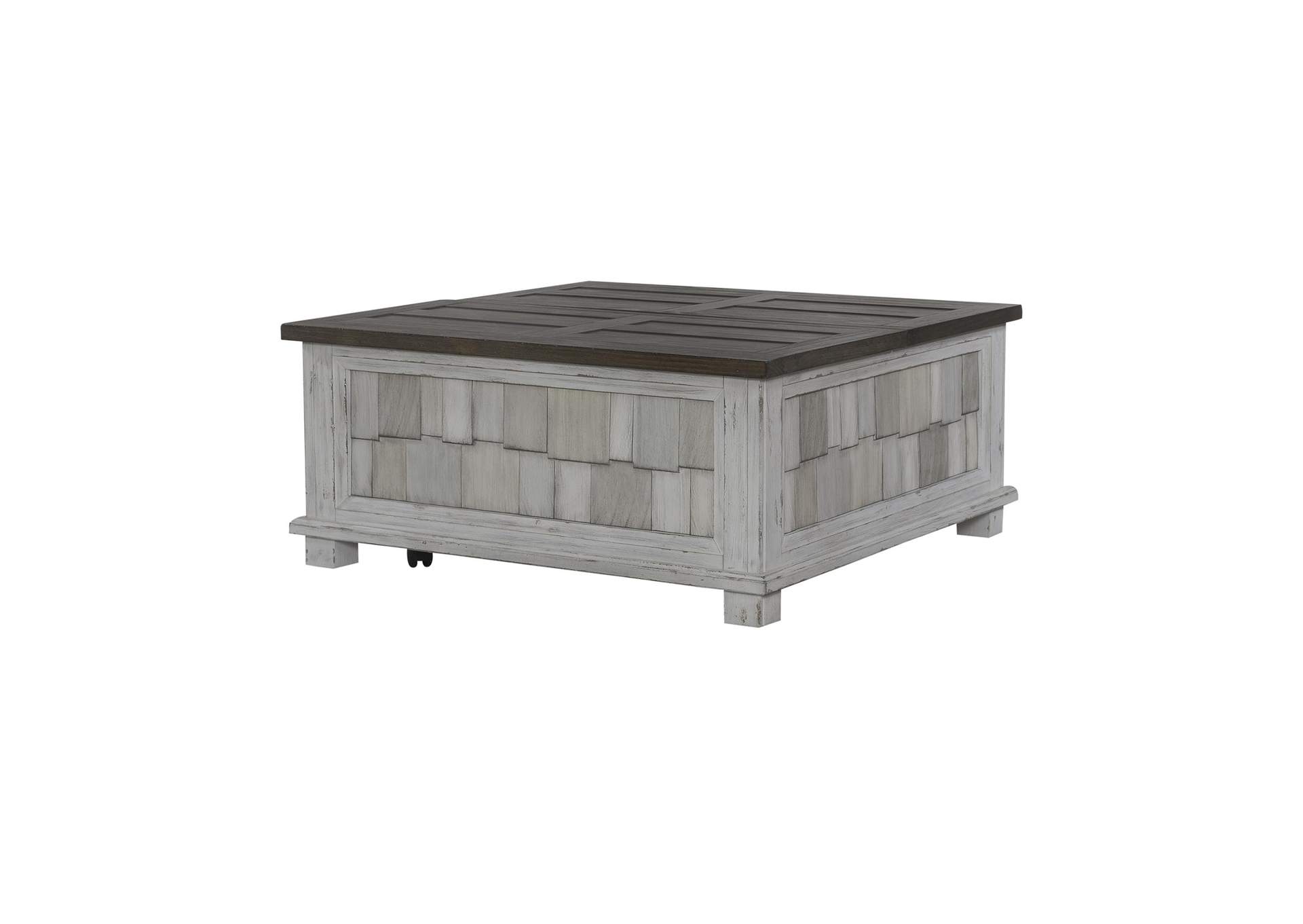 River Place Lift Top Storage Cocktail Table,Liberty