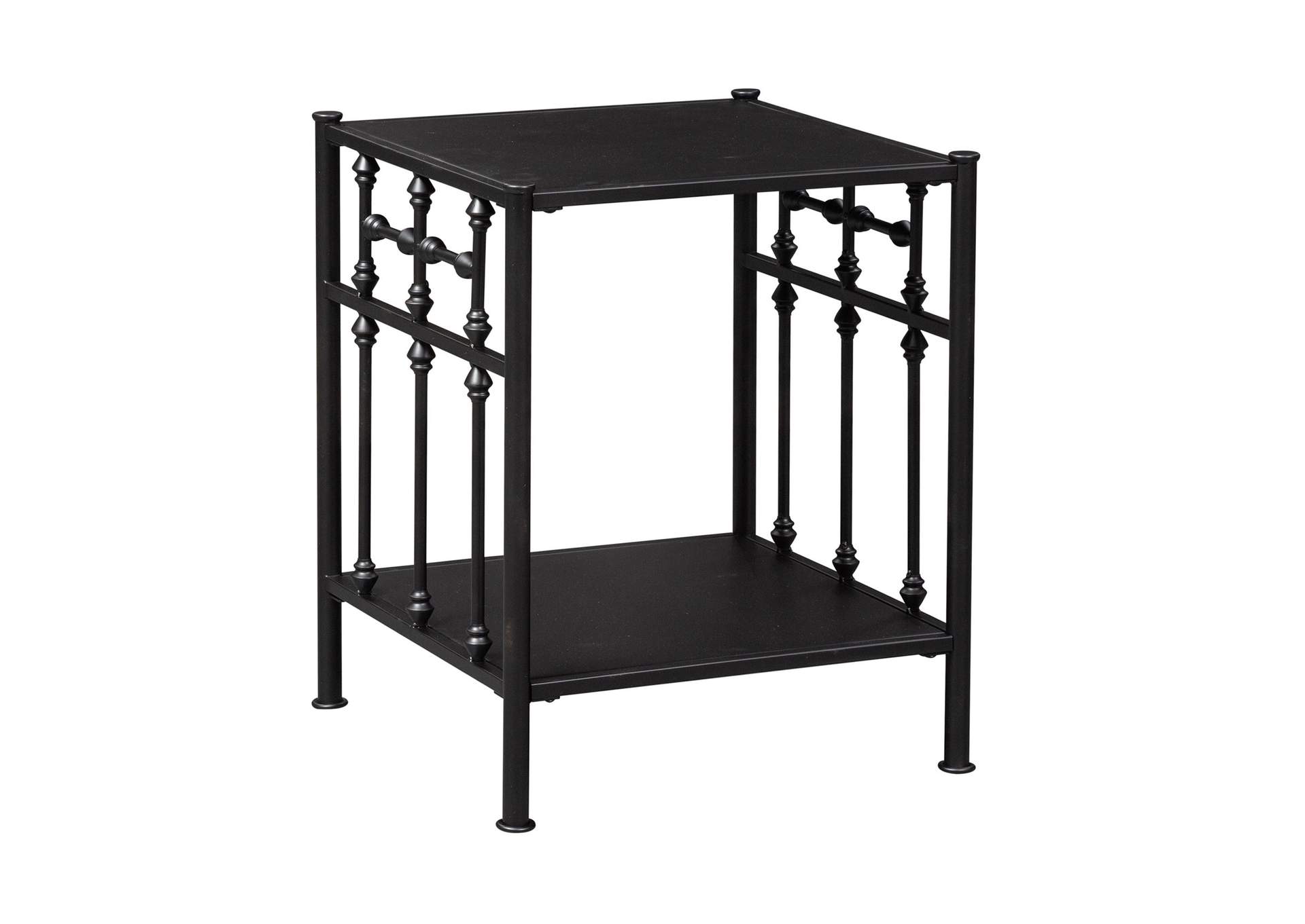 Vintage Series Open Nightstand - Black,Liberty