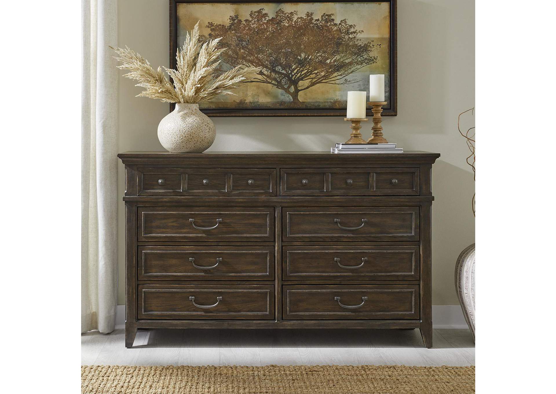 Paradise Valley 8 Drawer Dresser,Liberty