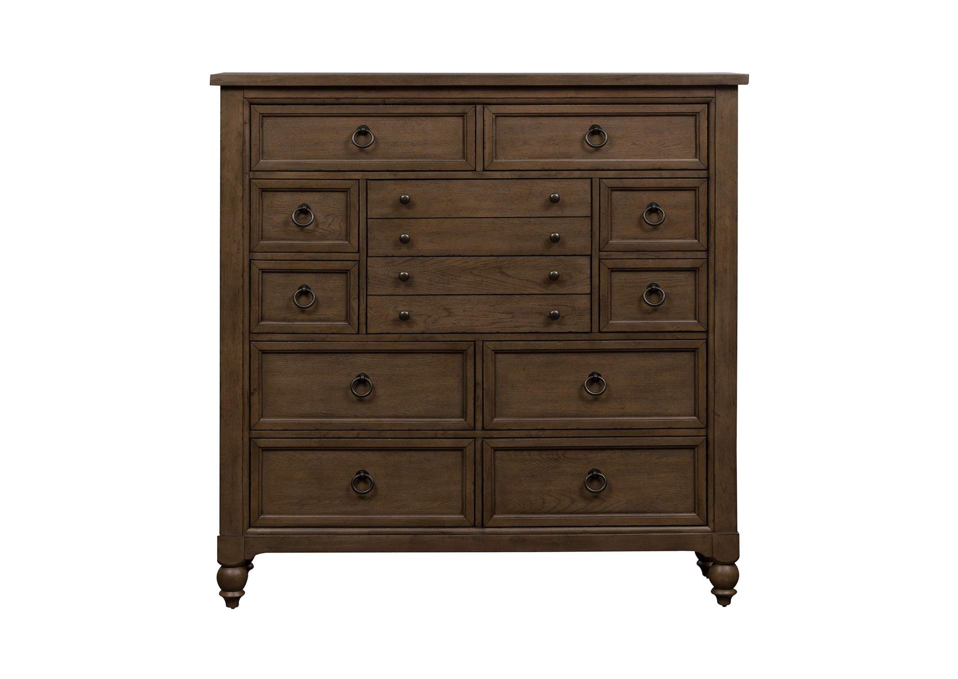 Americana Farmhouse 12 Drawer Chesser,Liberty