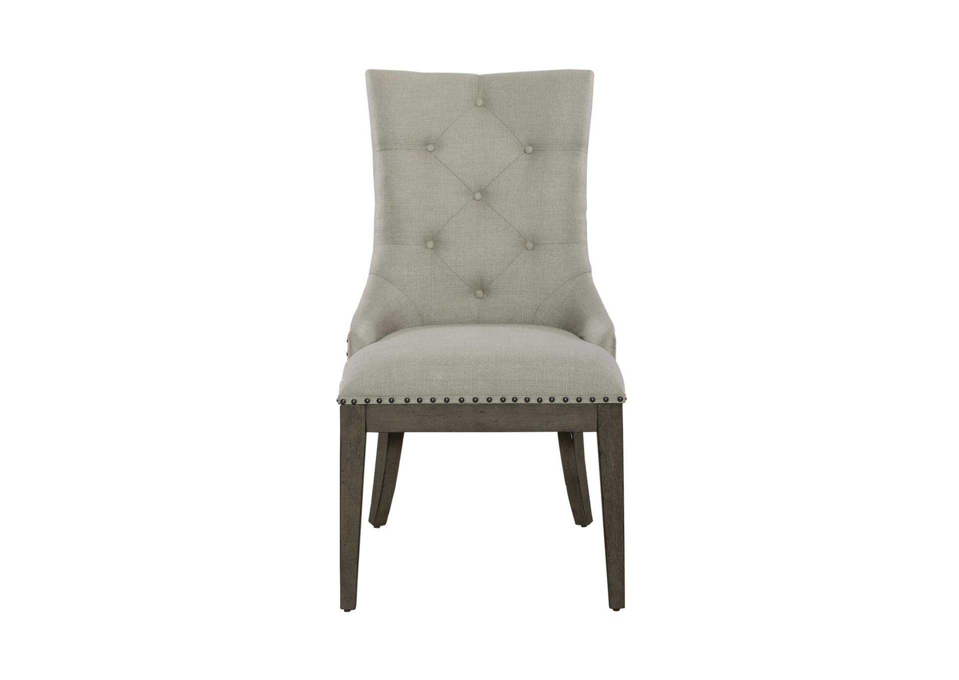 Americana Farmhouse Upholstered Shelter Side Chair (RTA),Liberty