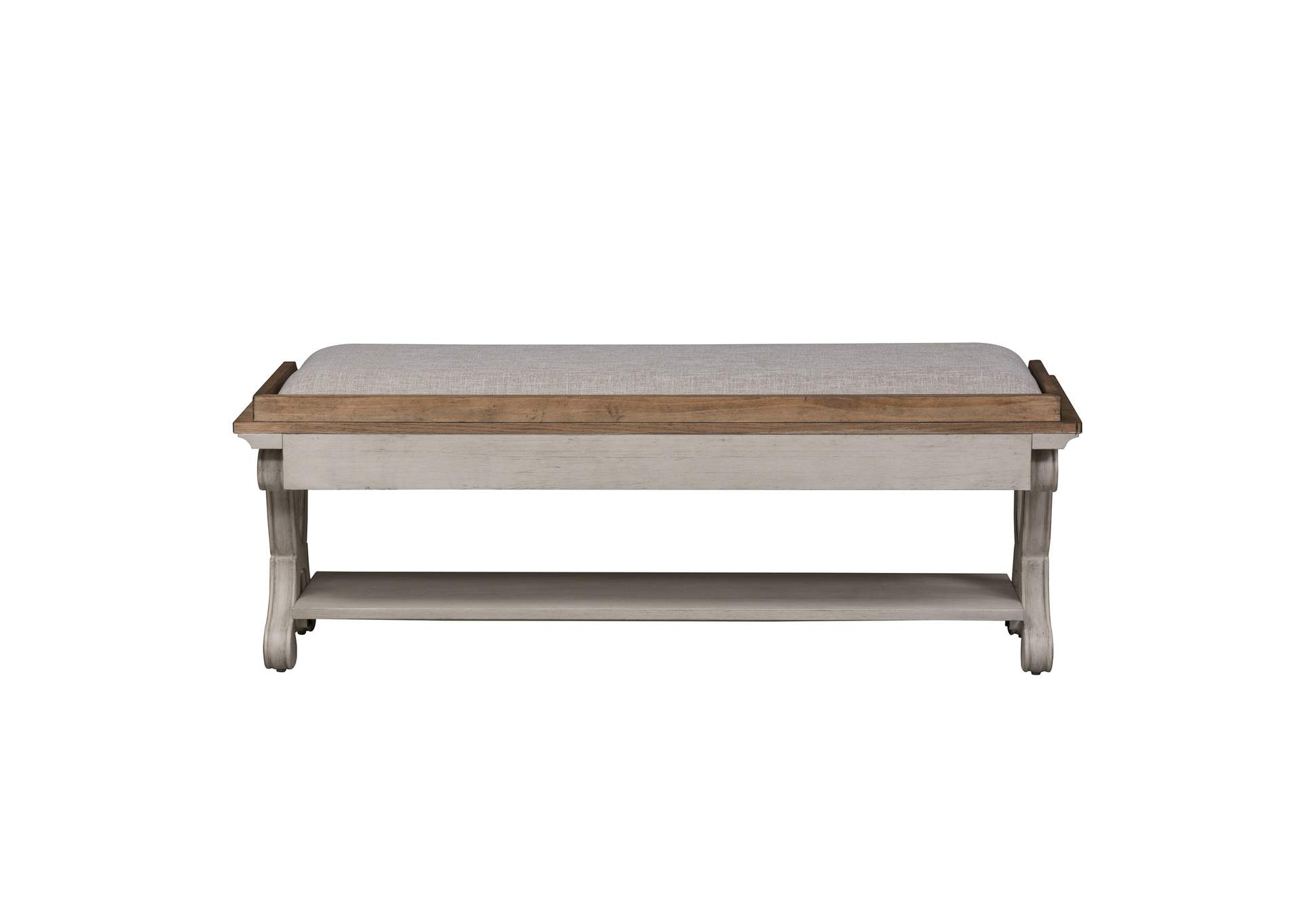 Farmhouse Reimagined Bed Bench,Liberty