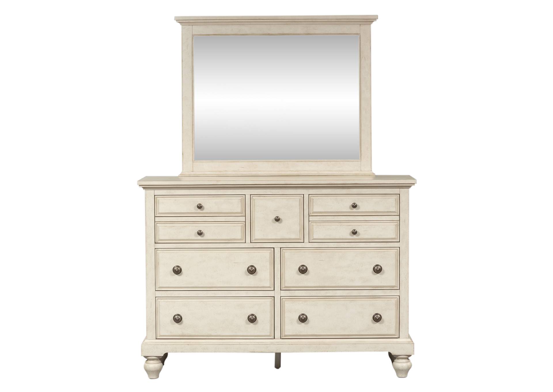High Country California King Panel Bed, Dresser & Mirror, Nightstand,Liberty