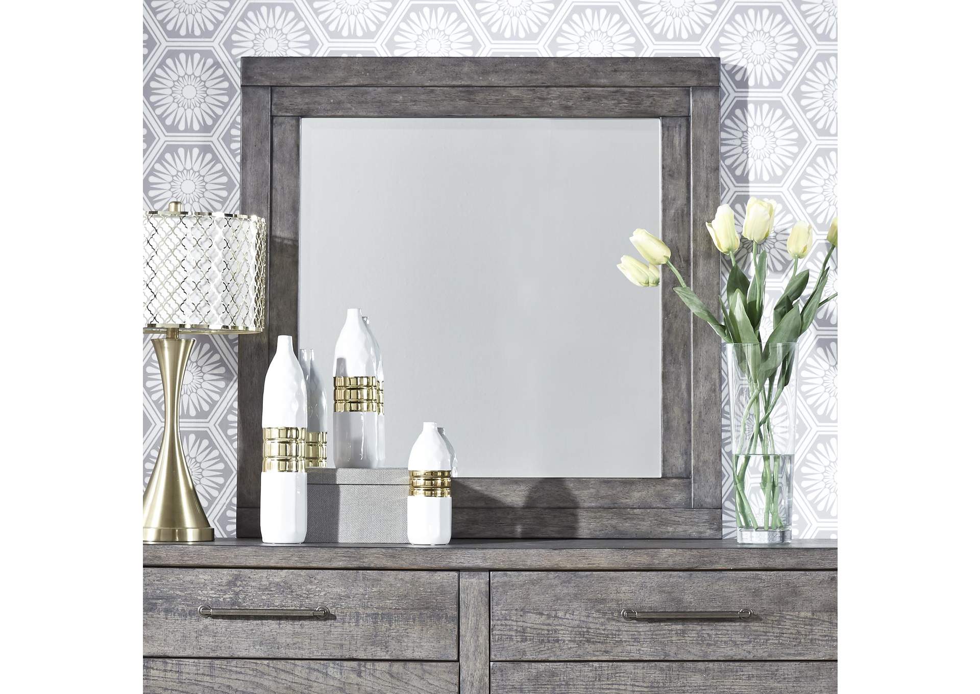 Modern Farmhouse Mirror,Liberty