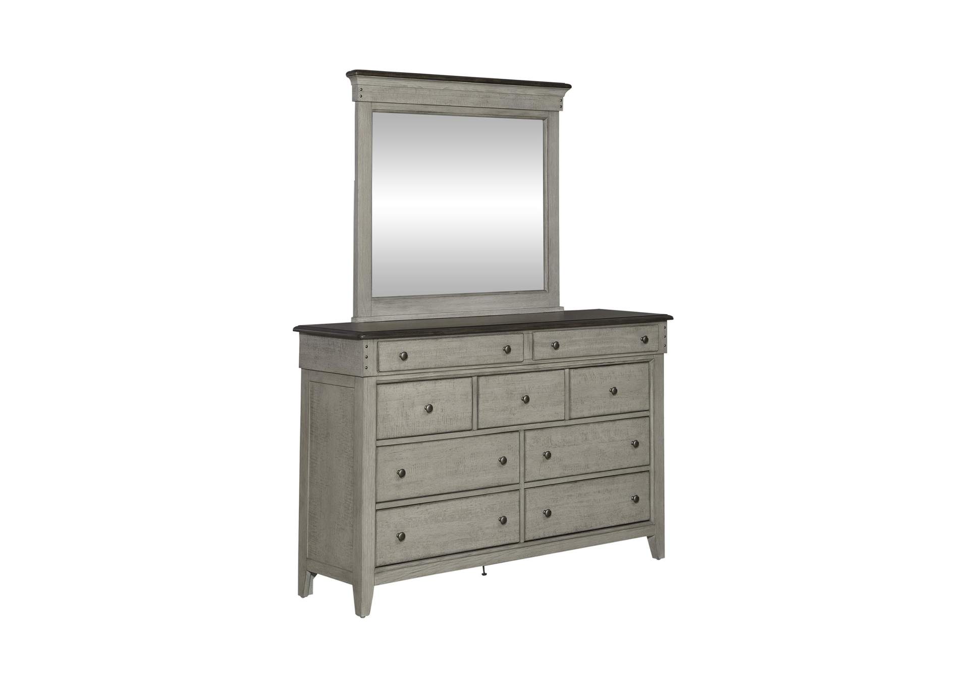 Ivy Hollow Dresser & Mirror,Liberty