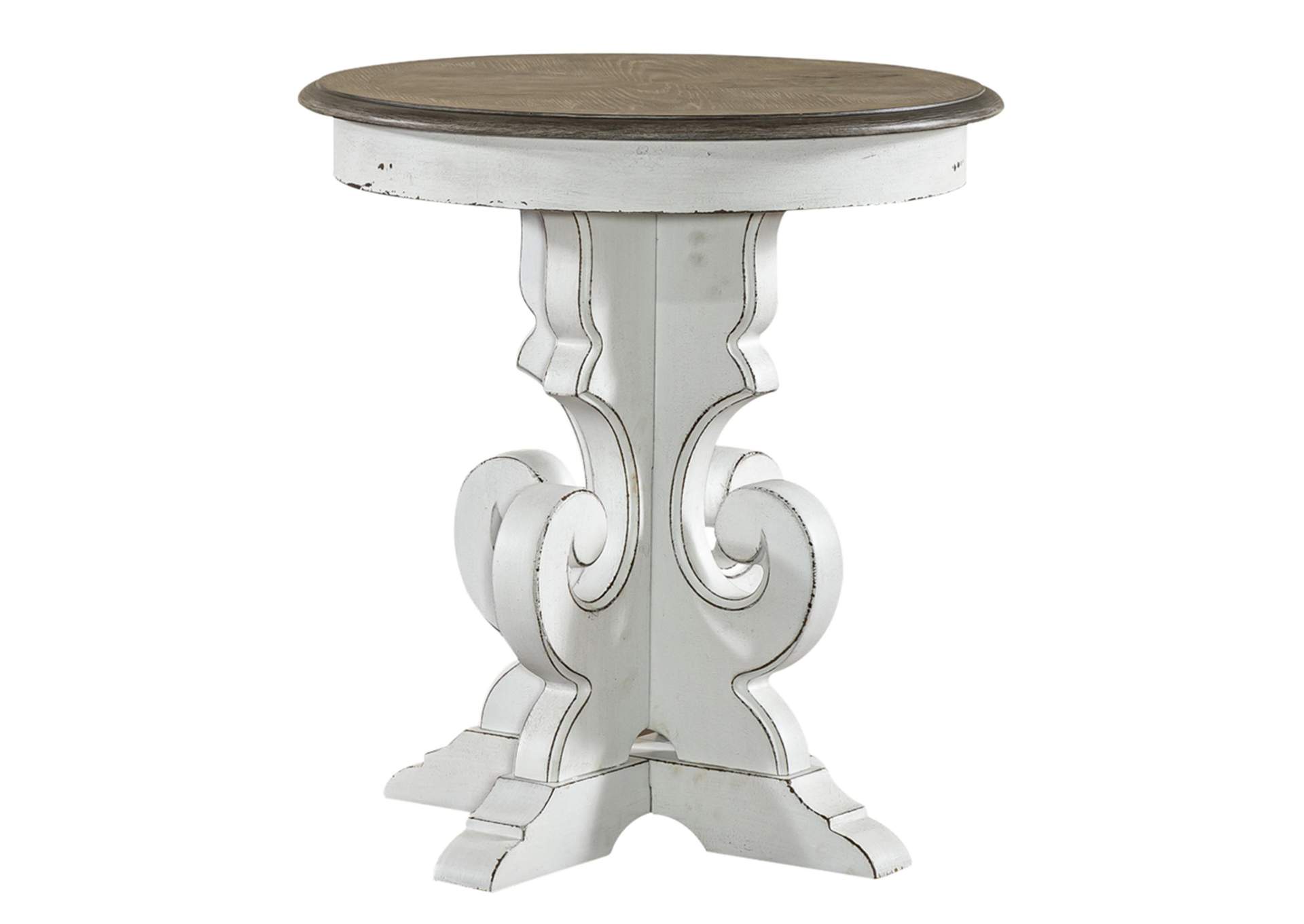 Magnolia Manor Round End Table,Liberty