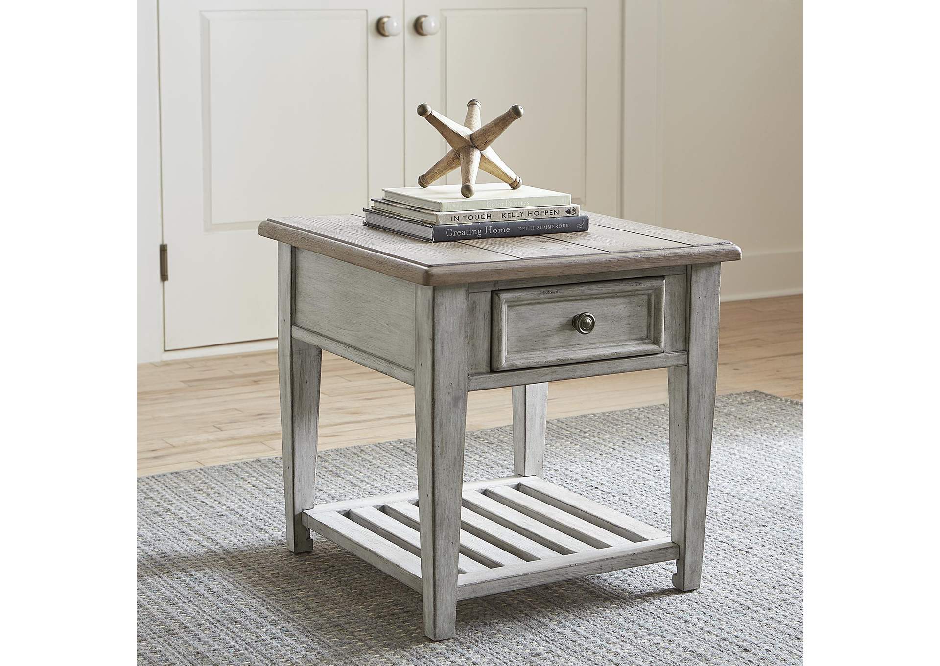 Heartland Drawer End Table,Liberty