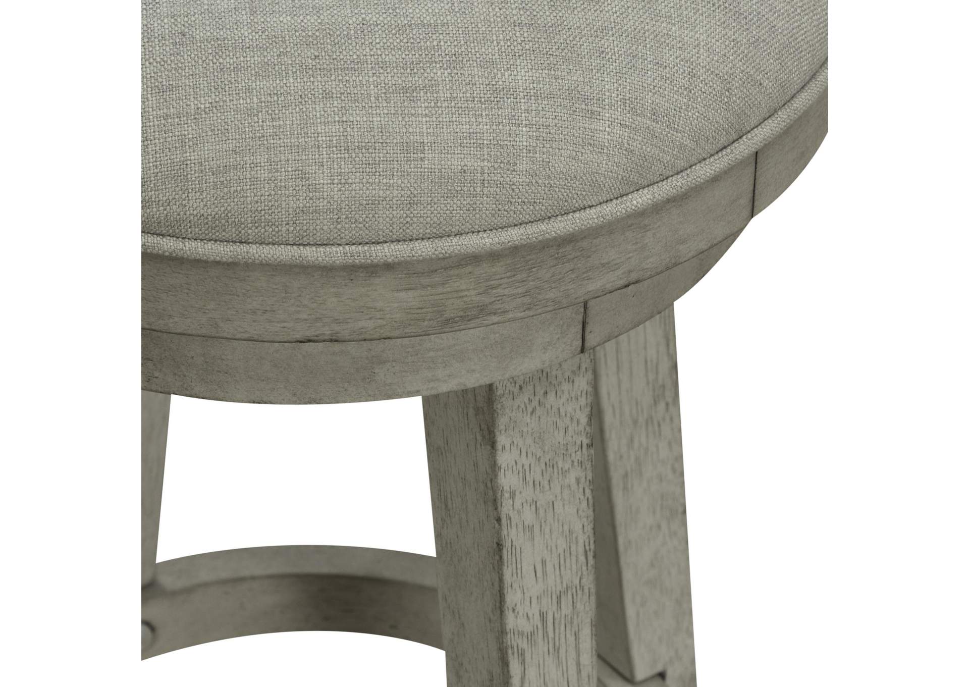 Ivy Hollow Upholstered Swivel Stool,Liberty