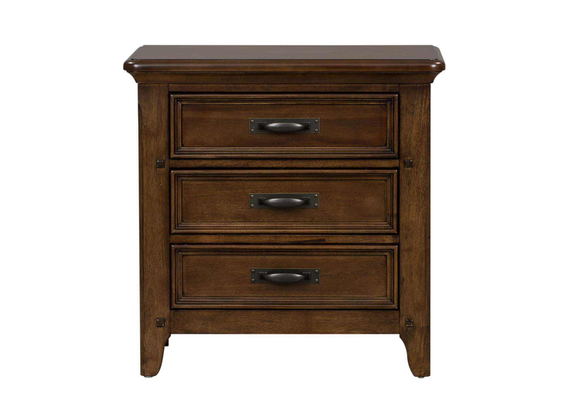 Saddlebrook Queen Panel Bed, Dresser & Mirror, Chest, Nightstand,Liberty