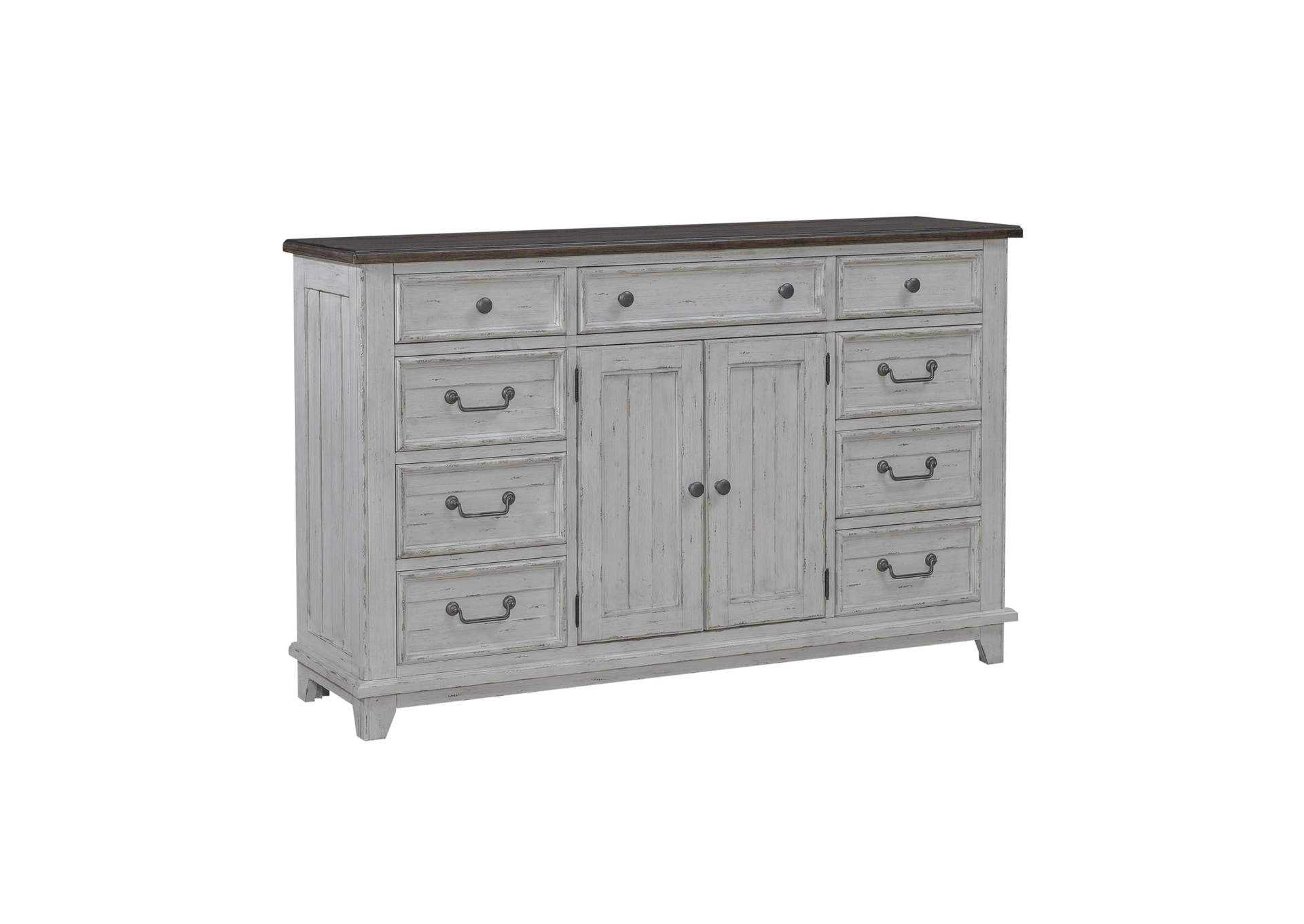 River Place 2 Door 9 Drawer Dresser,Liberty