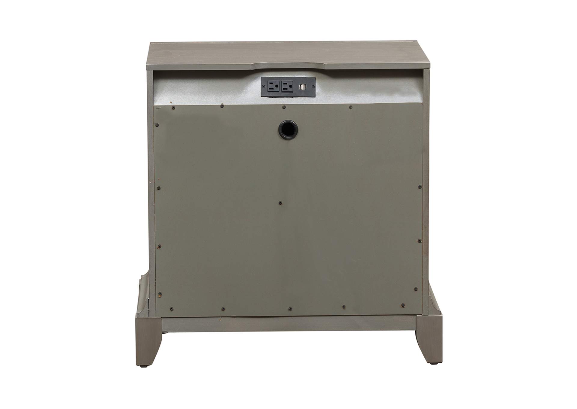 Montage Drawer Nightstand with Charging Station,Liberty