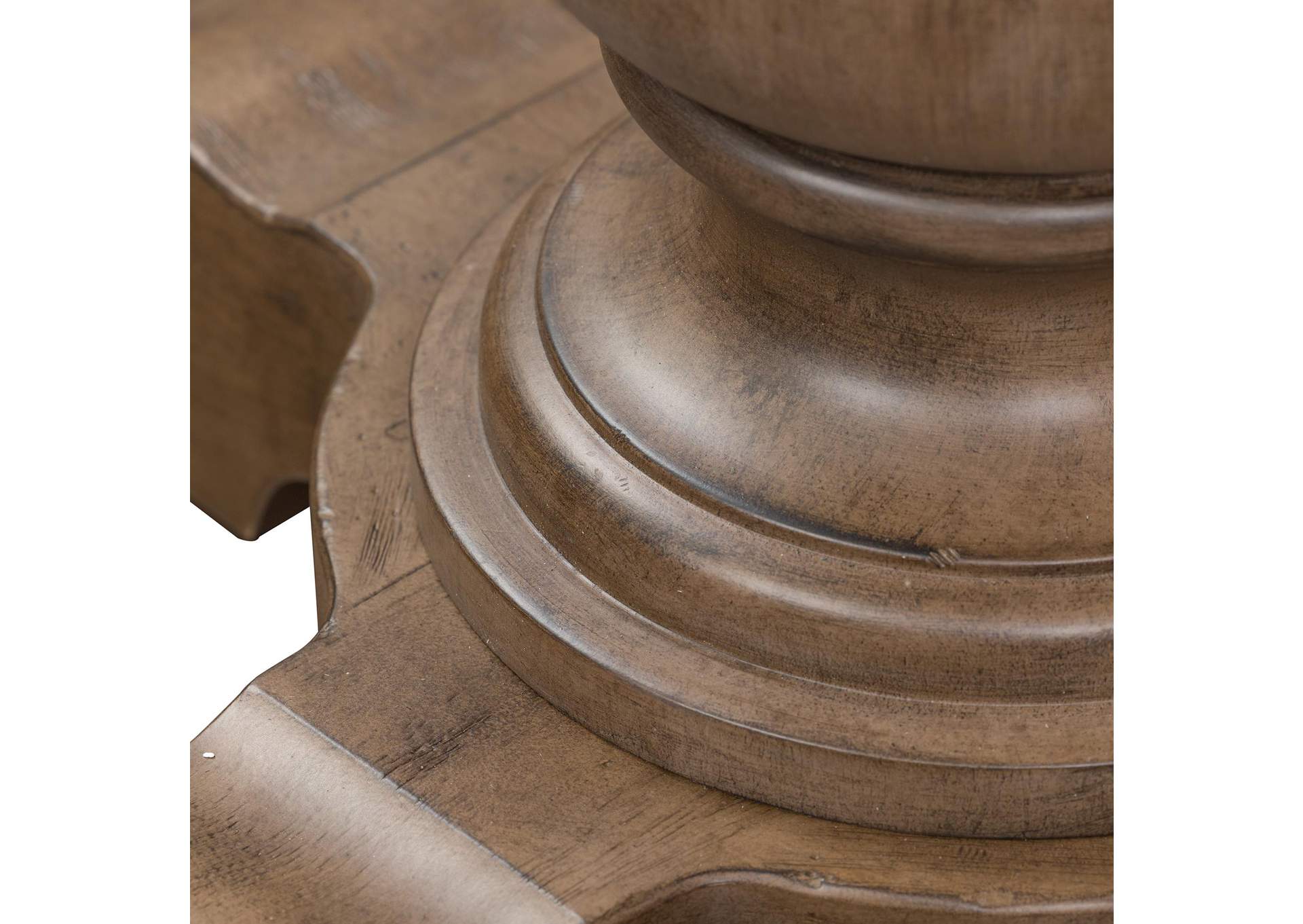 Americana Farmhouse Pedestal Table Set,Liberty
