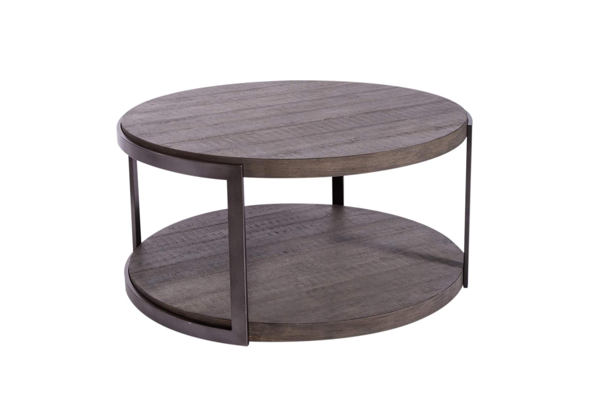 Modern View Round Cocktail Table,Liberty