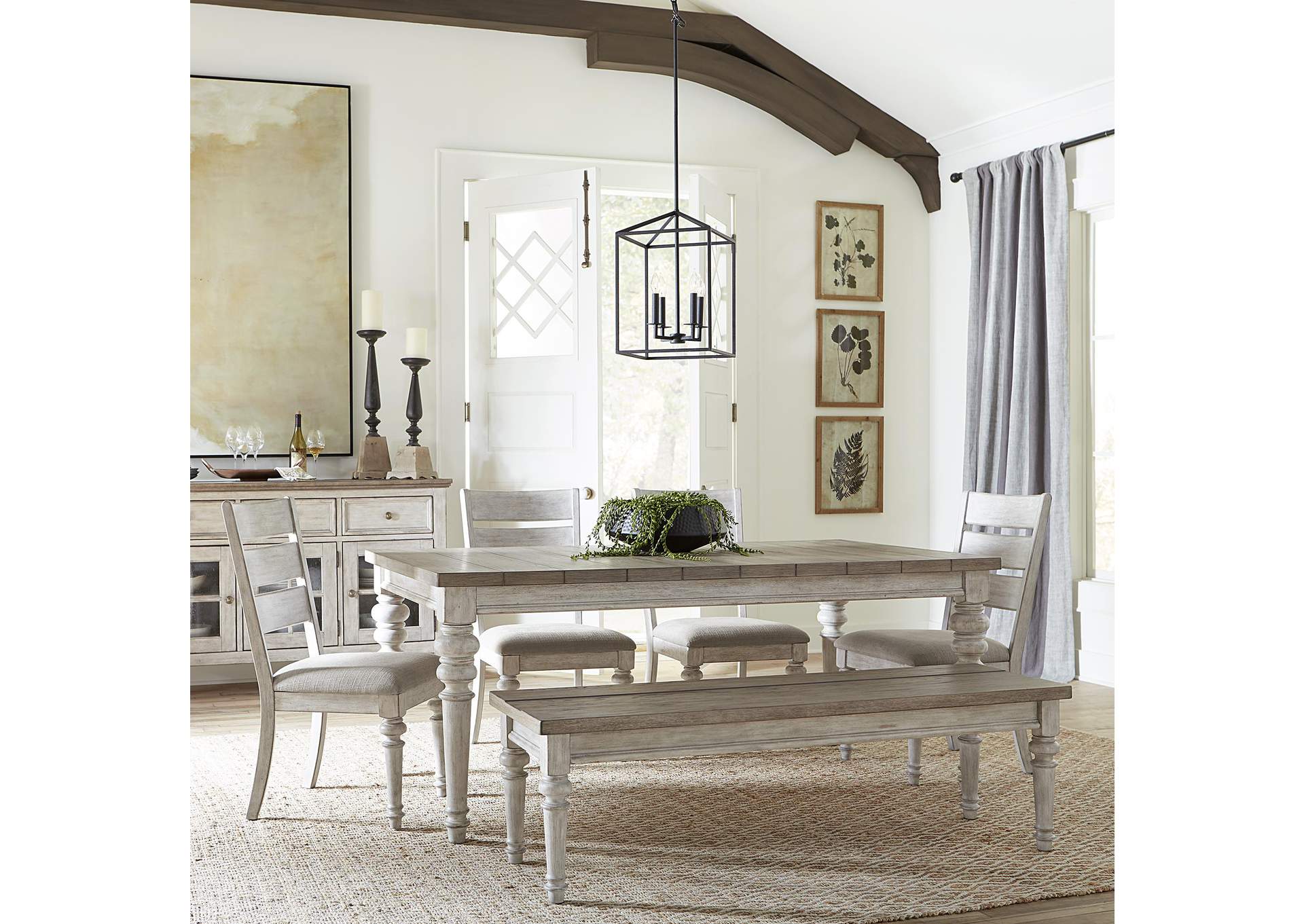 Heartland 6 Piece Rectangular Table Set,Liberty