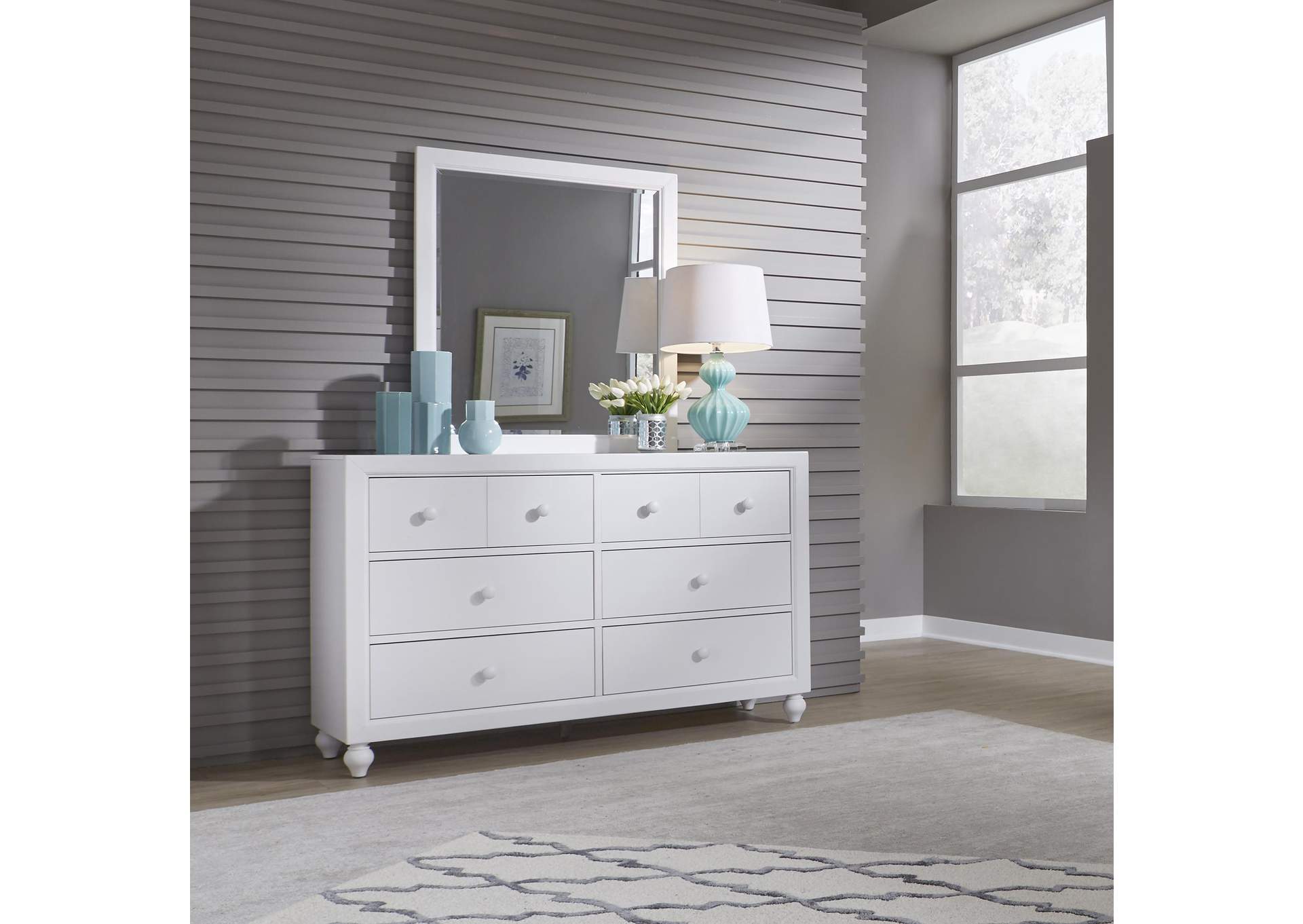 Cottage View 6 Drawer Dresser,Liberty