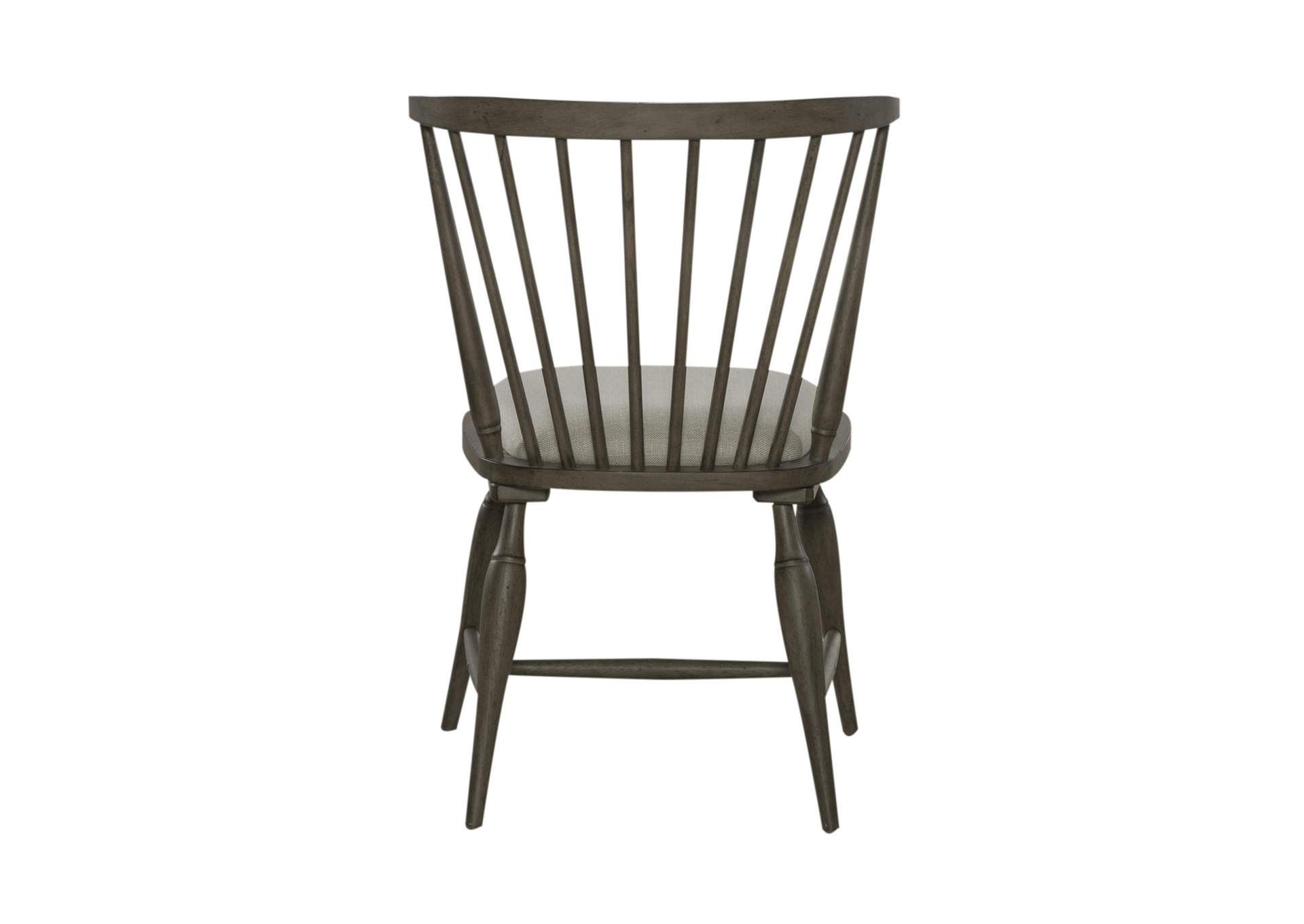 Americana Farmhouse Upholstered Seat Windsor Chair (RTA),Liberty