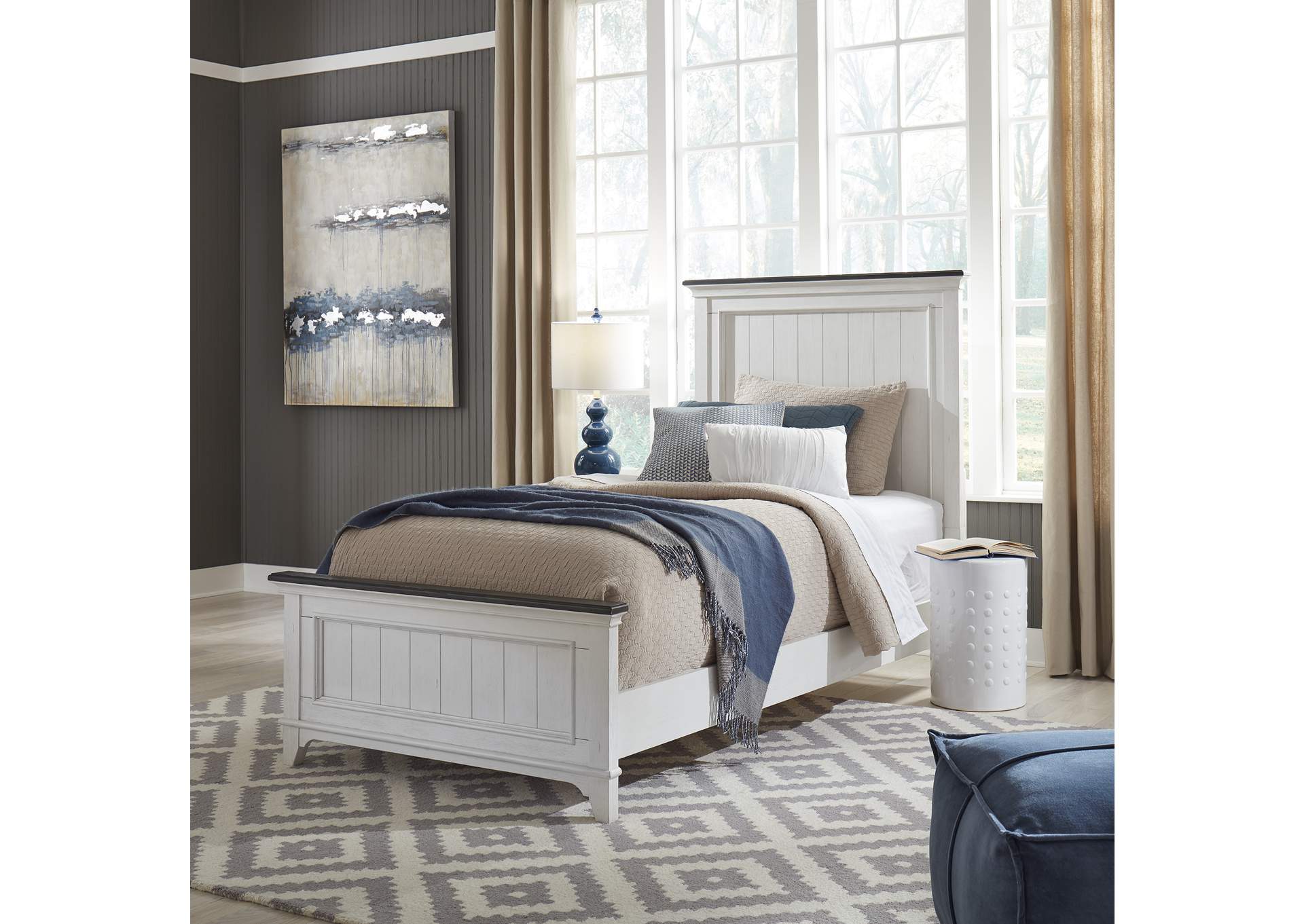 Allyson Park Twin Panel Bed,Liberty