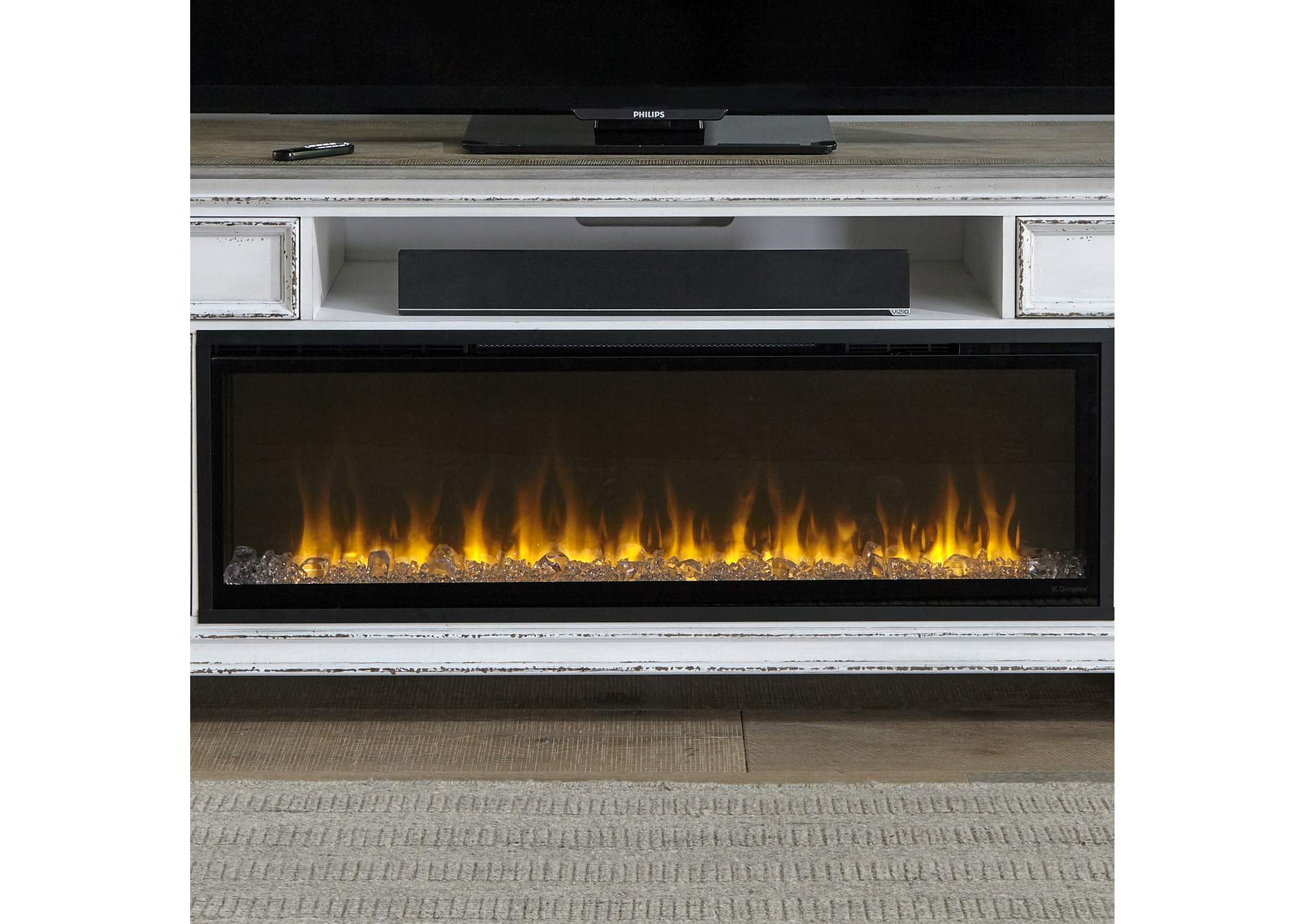 Fireplace TV Consoles 50 Inch Dimplex Firebox,Liberty