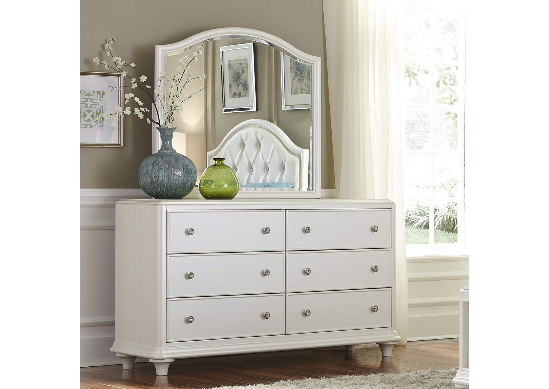 Stardust 6 Drawer Dresser,Liberty