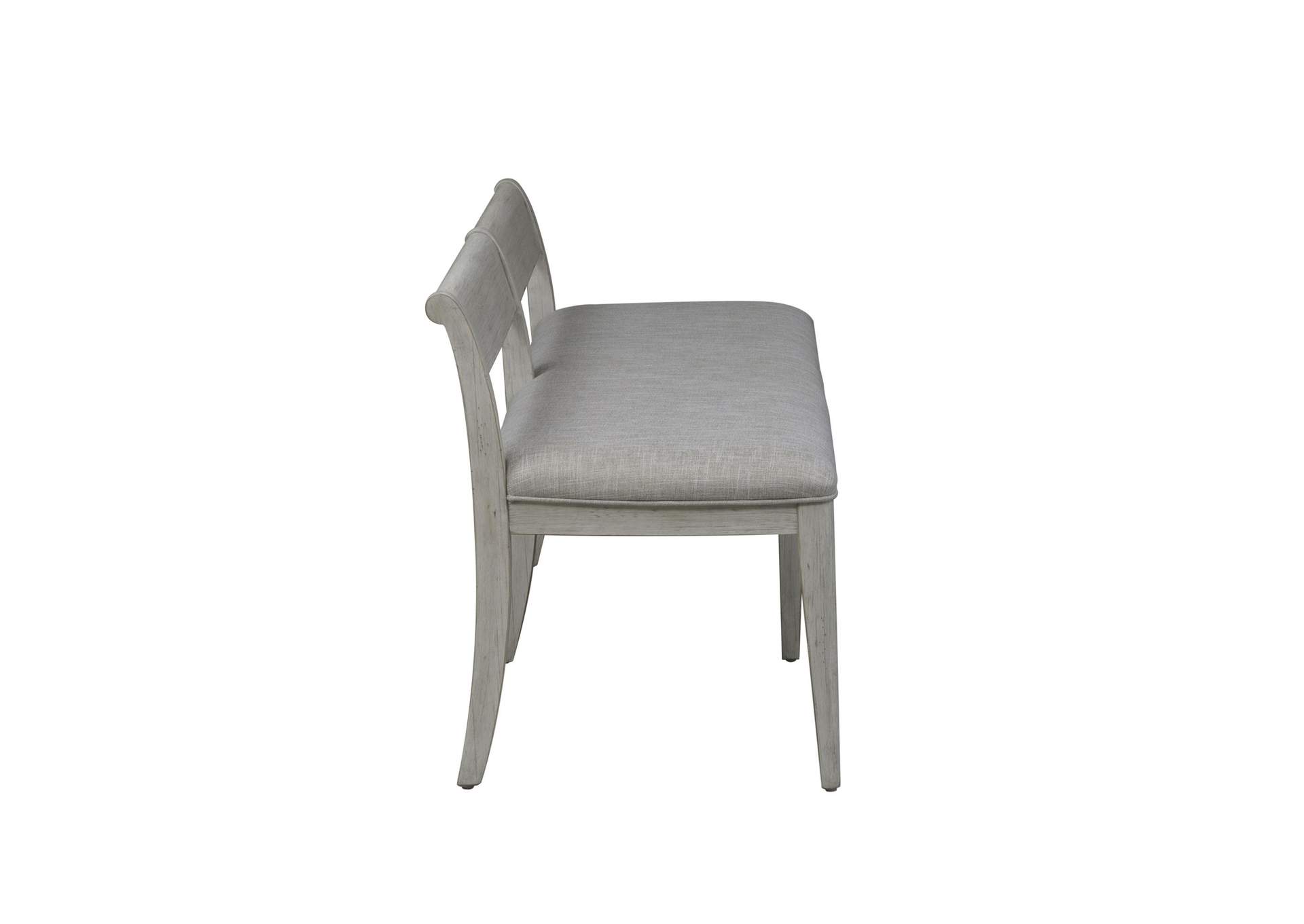 Farmhouse Reimagined Upholstered Dining Bench (RTA),Liberty