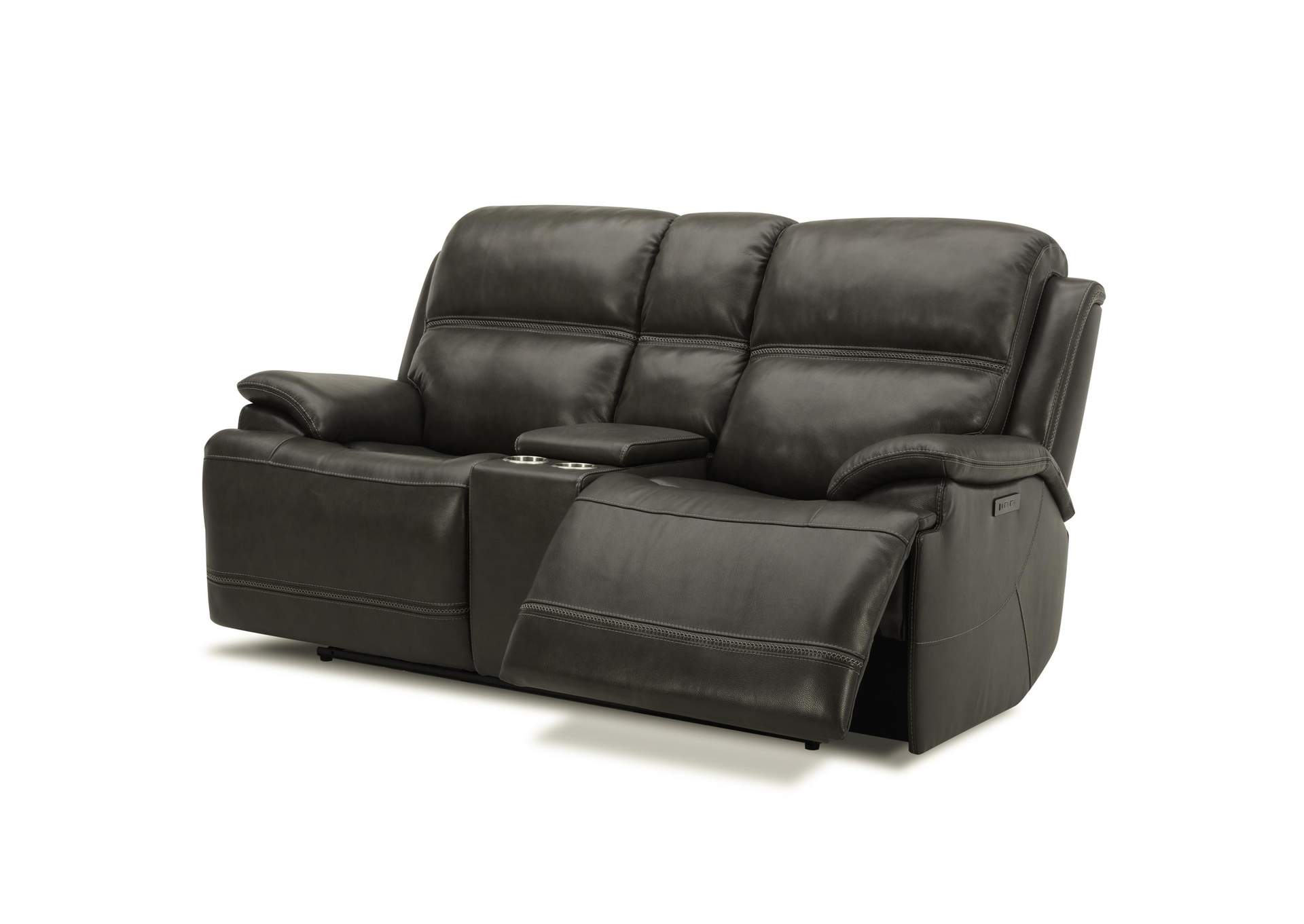 Bentley Loveseat w/Console P2 & ZG - Graphite,Liberty