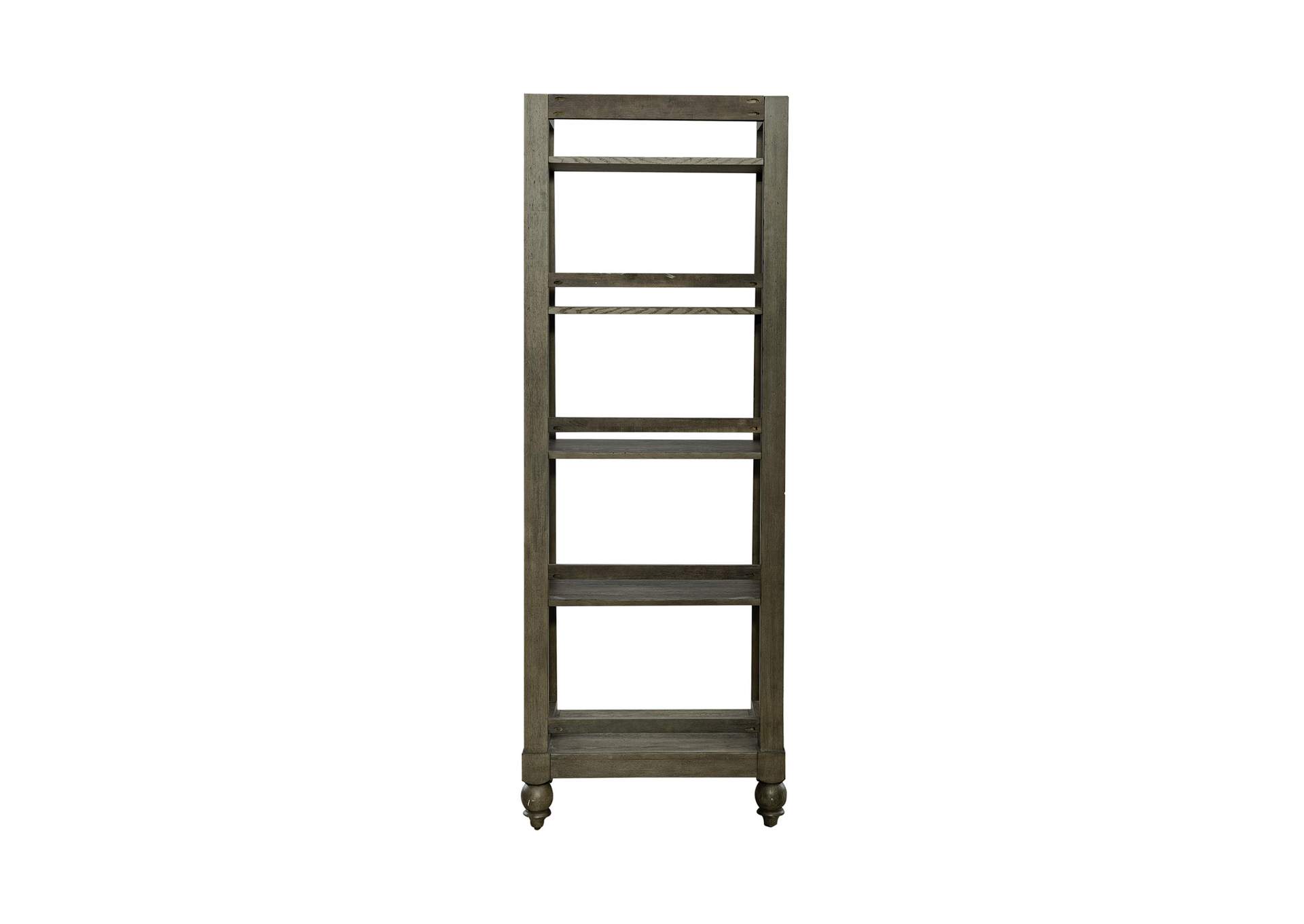 Americana Farmhouse Leaning Pier Bookcase,Liberty