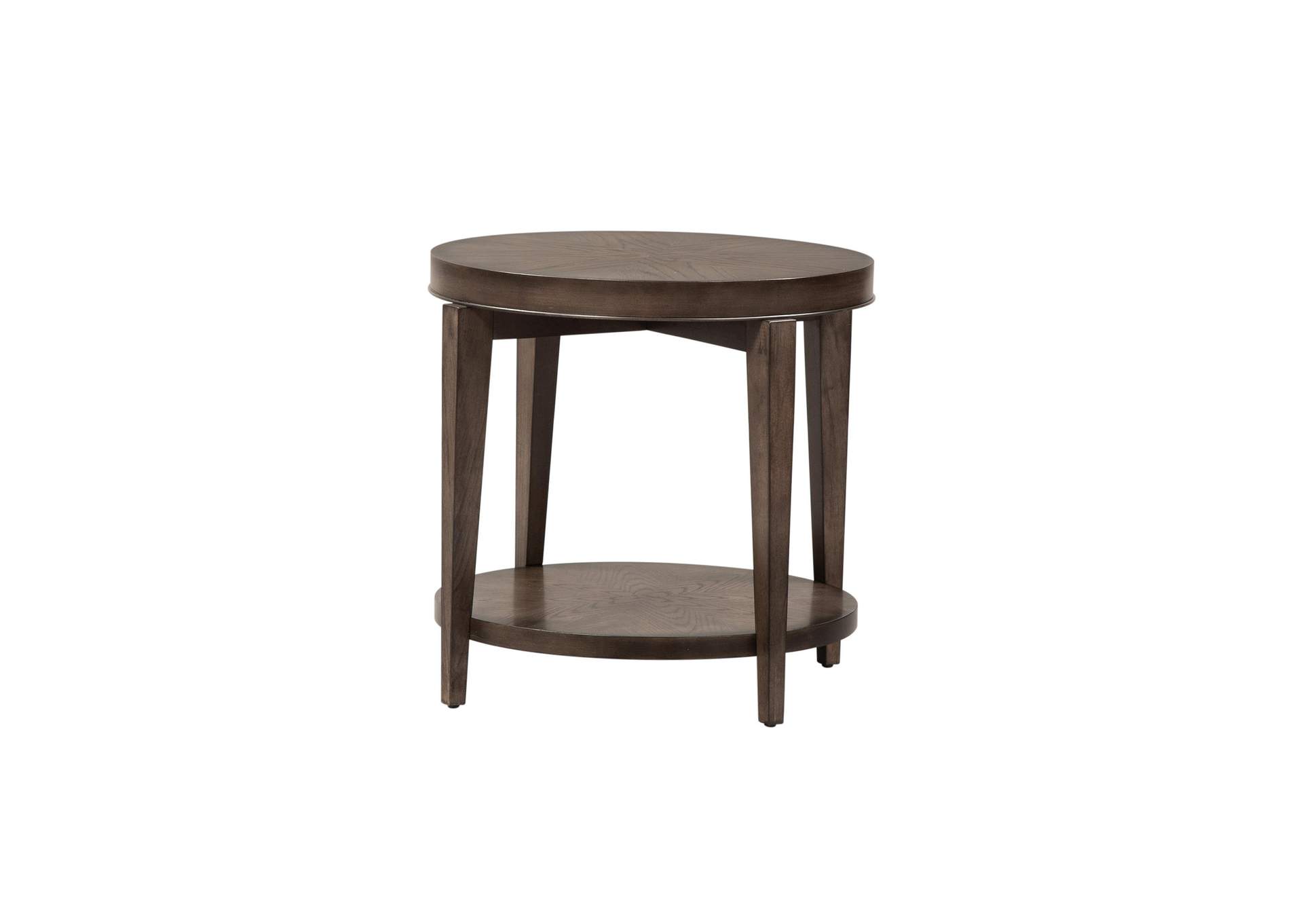 Penton Round End Table,Liberty