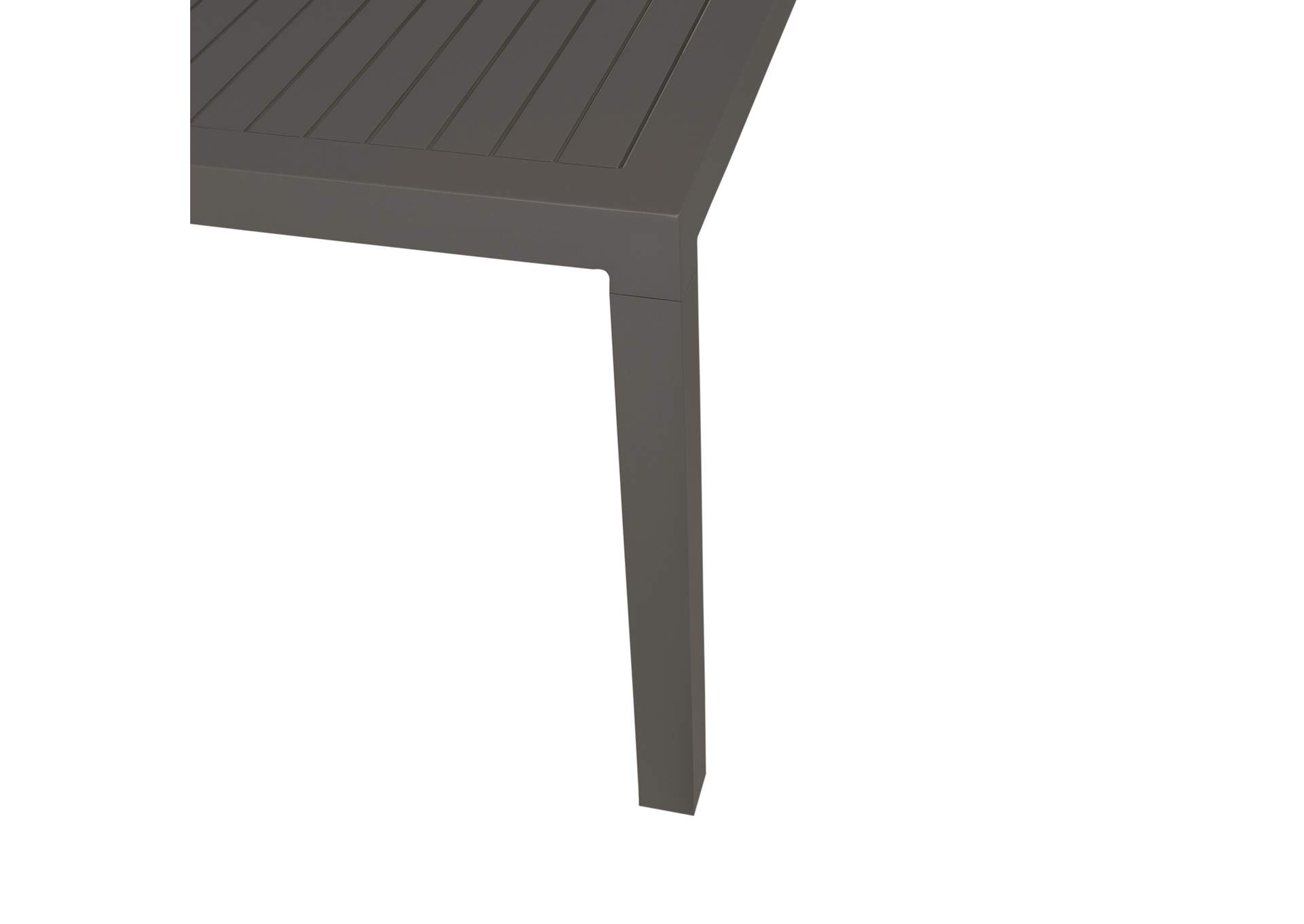 Plantation Key Outdoor Rectangular Leg Table - Granite,Liberty