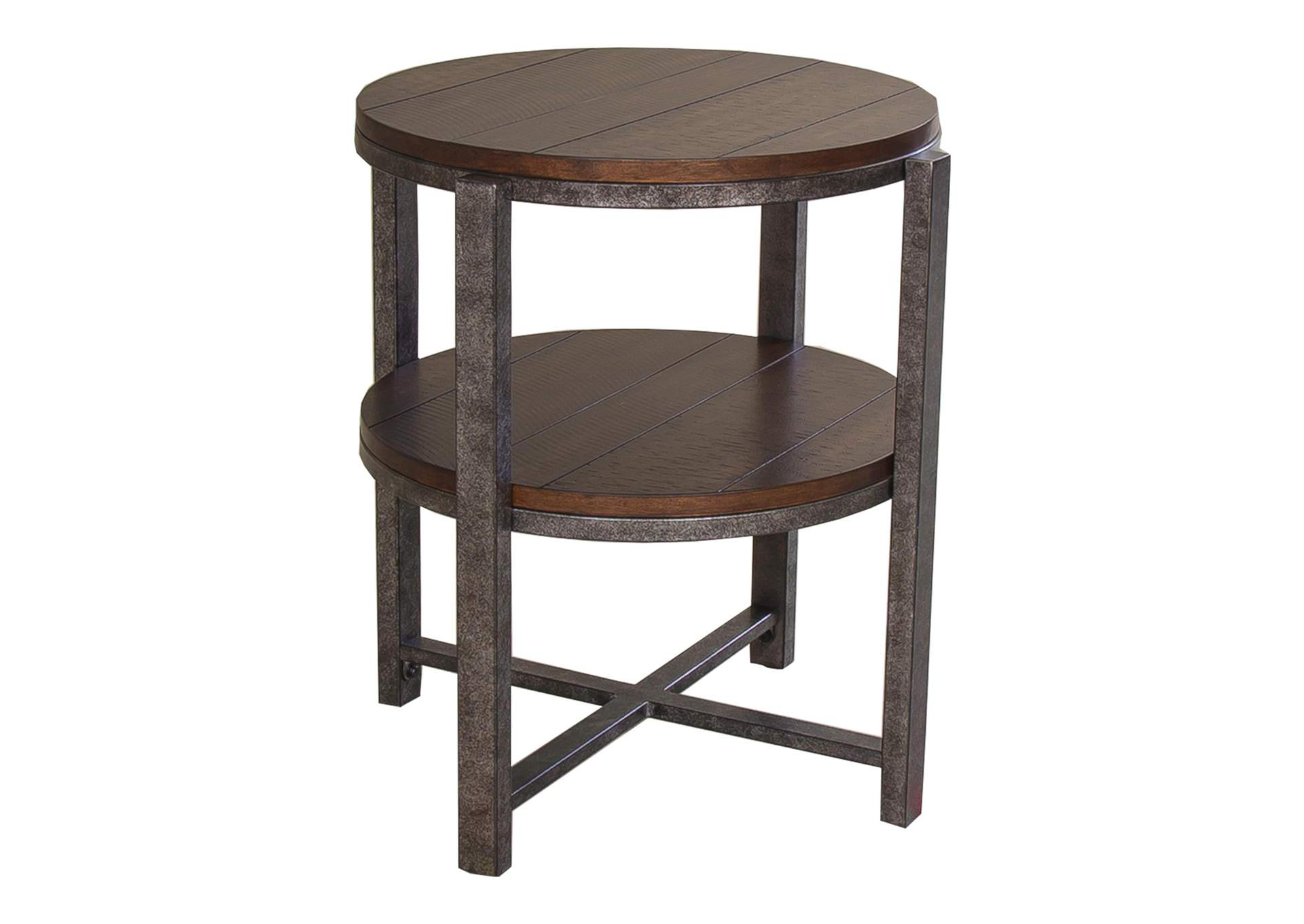 Breckinridge Round End Table,Liberty