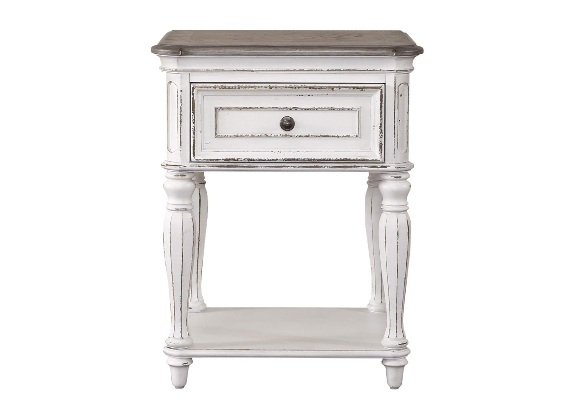 Magnolia Manor Leg Nightstand,Liberty