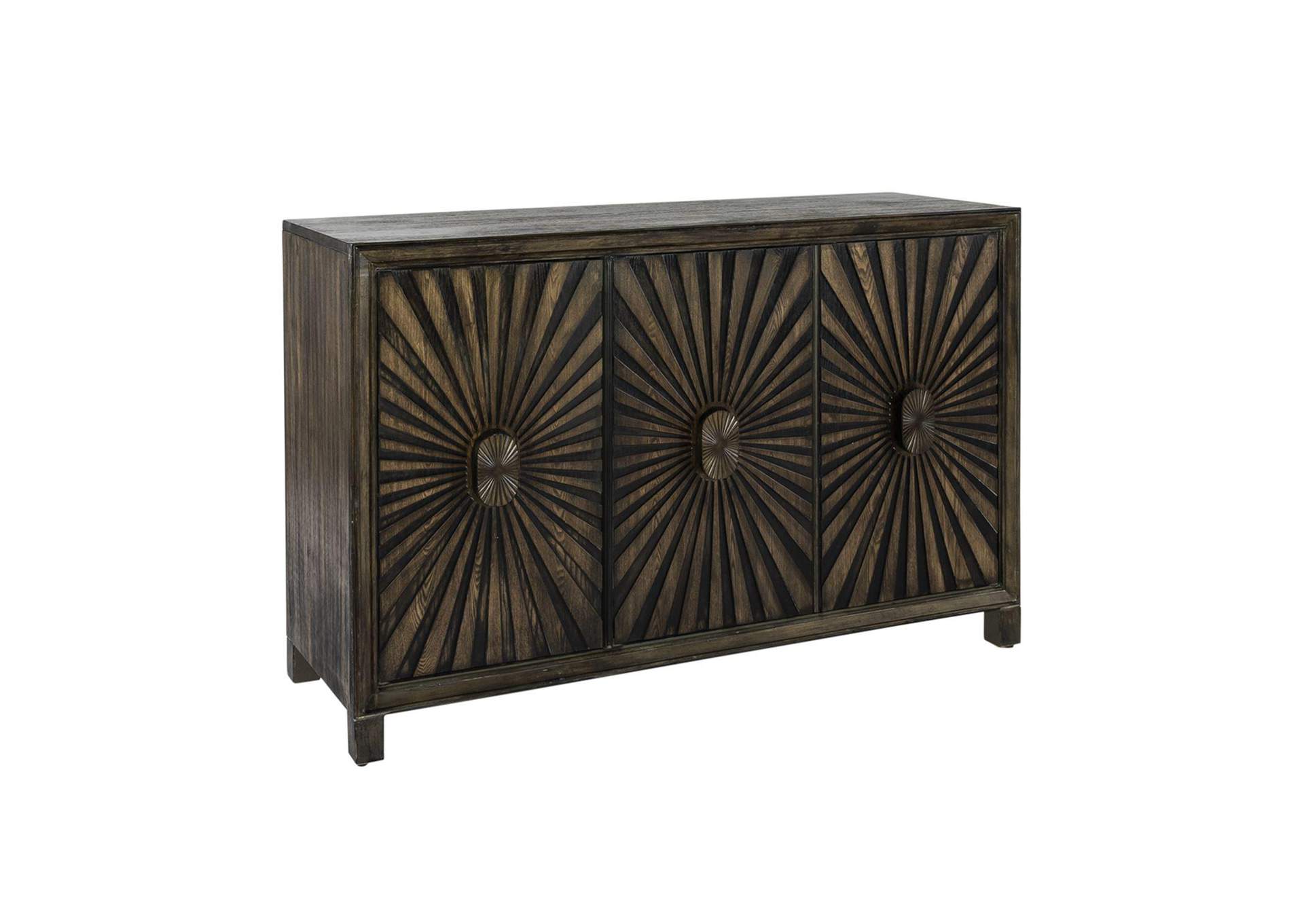 Chaucer 3 Door Accent Cabinet,Liberty