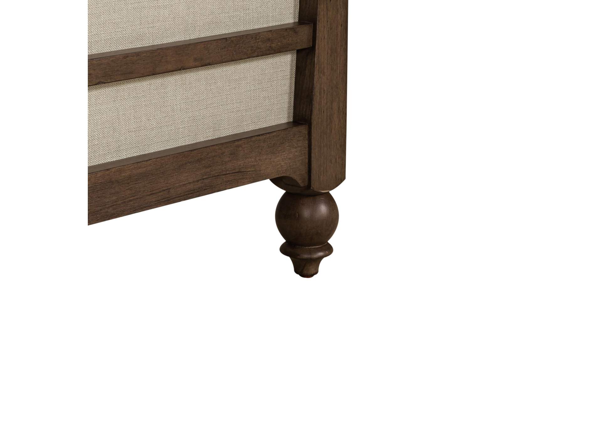 Americana Farmhouse King Shelter Bed,Liberty