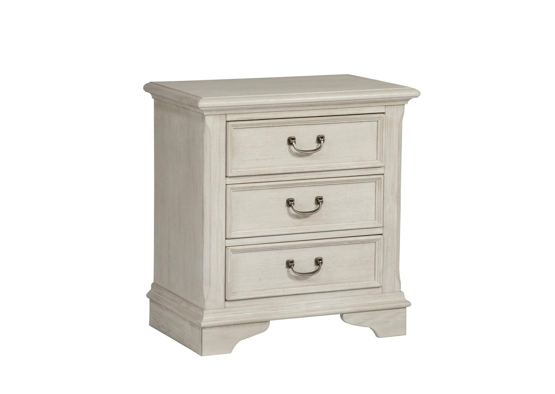 Bayside 3 Drawer Nightstand,Liberty