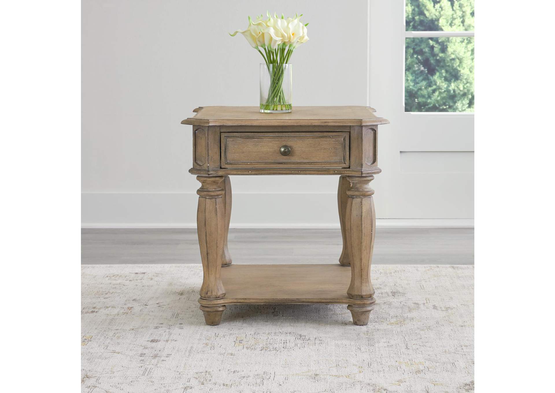 Magnolia Manor End Table,Liberty