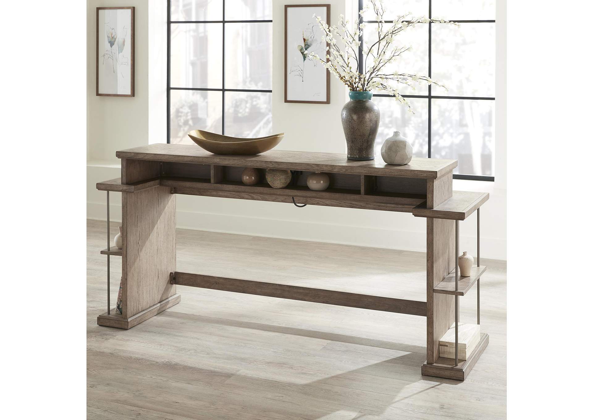 City Scape Console Bar Table,Liberty