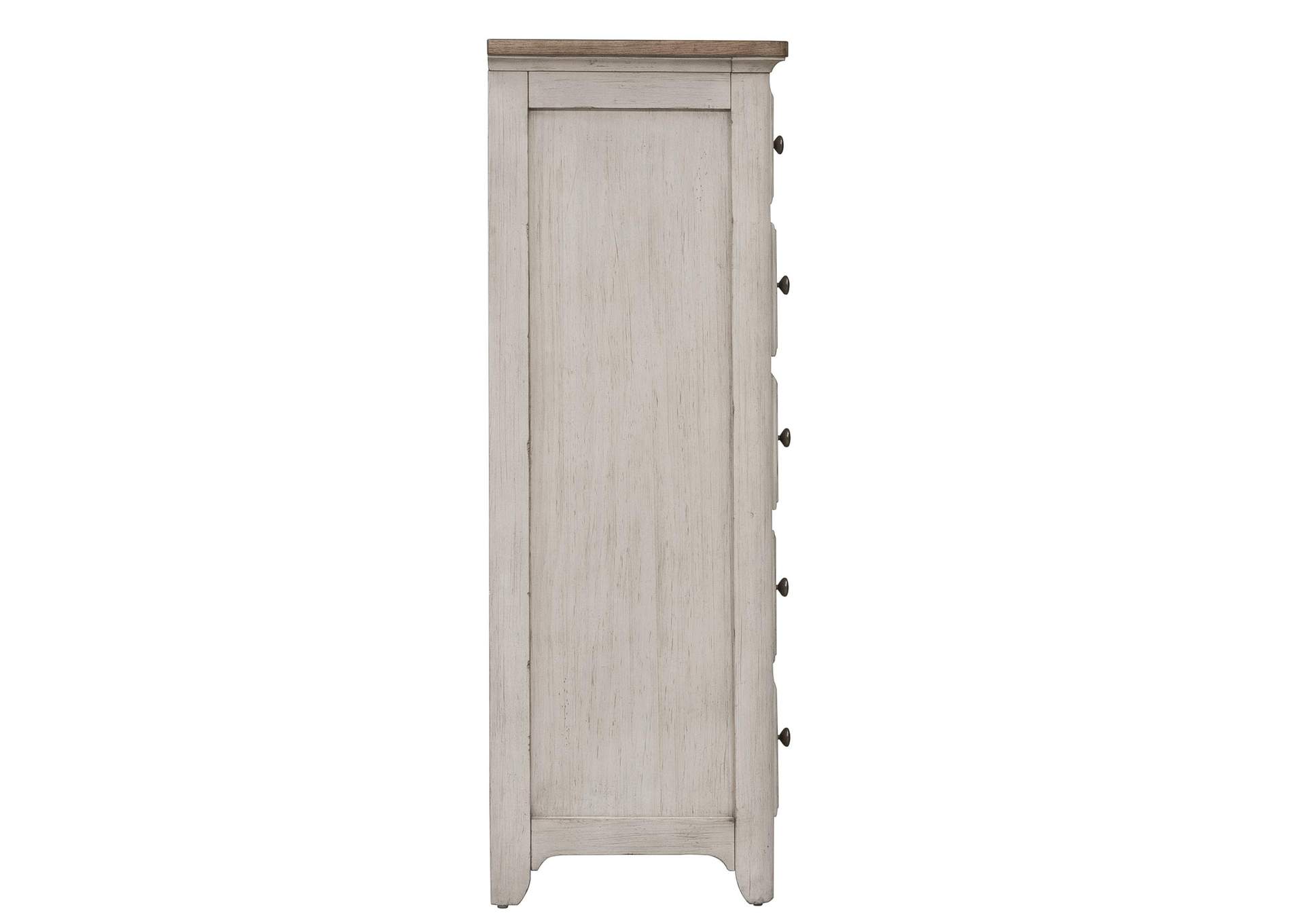 Farmhouse Reimagined 5 Drawer Chest,Liberty
