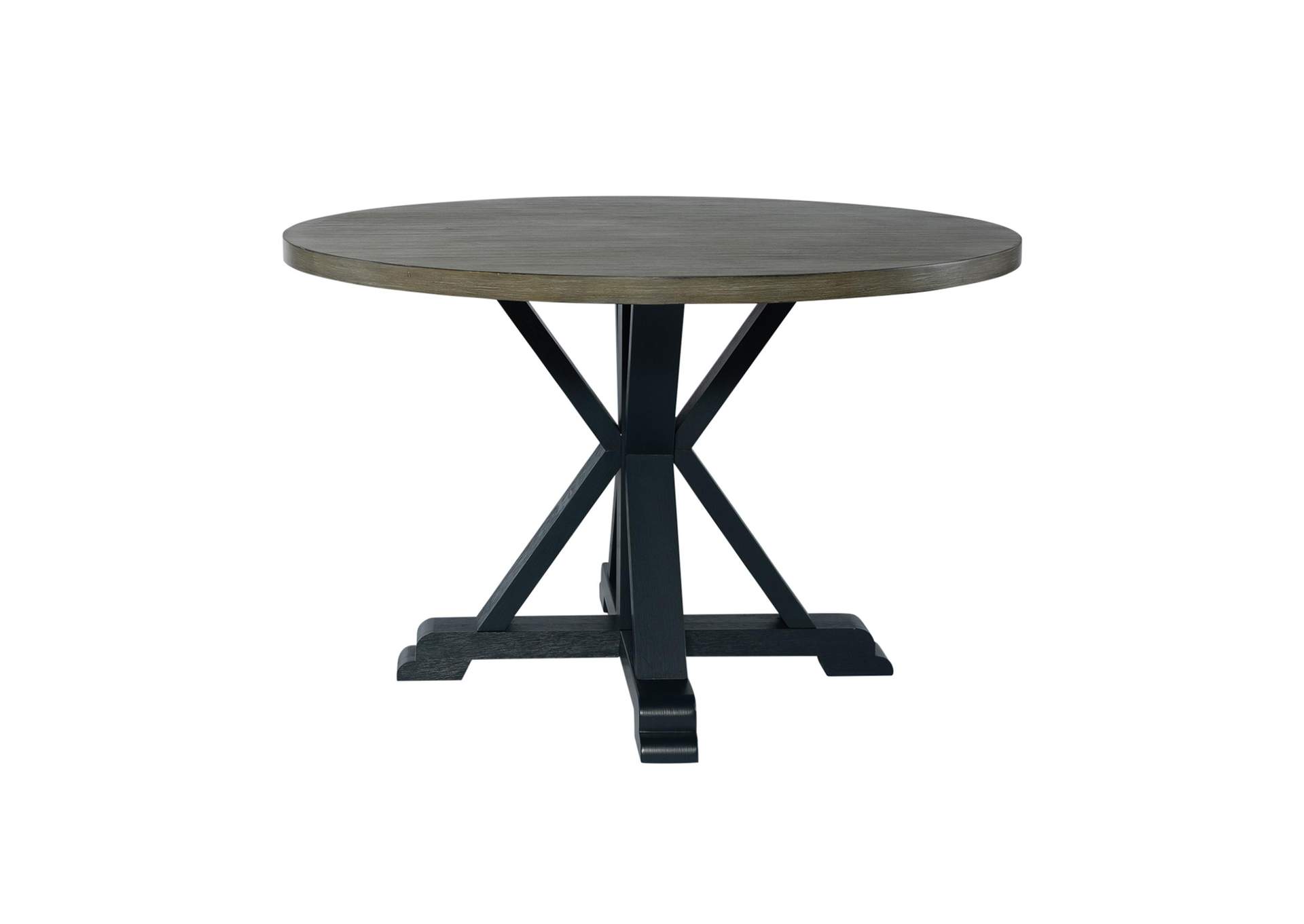 Lakeshore Single Pedestal Table - Navy,Liberty